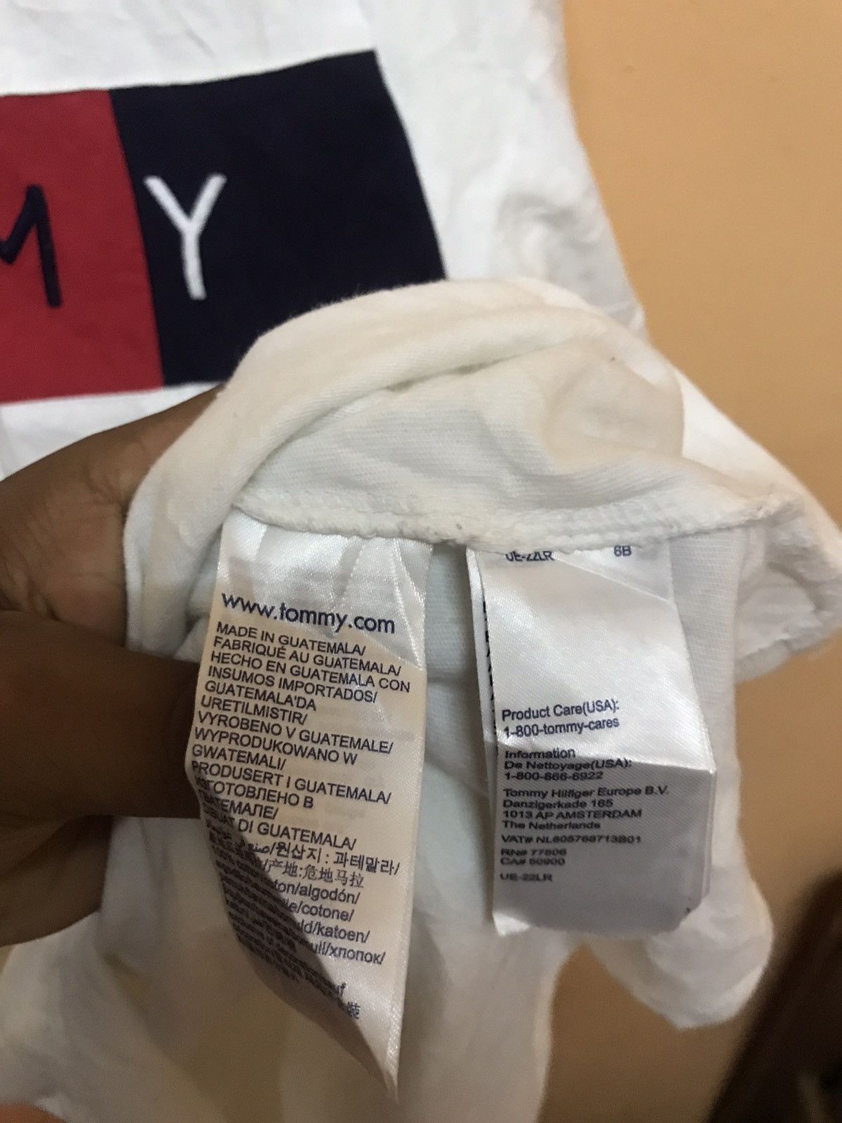 Tommy Hilfiger ‼️TOMMY HILFIGER TSHIRT SPELLOUT‼️ Size US L / EU 52-54 / 3 - 4 Thumbnail