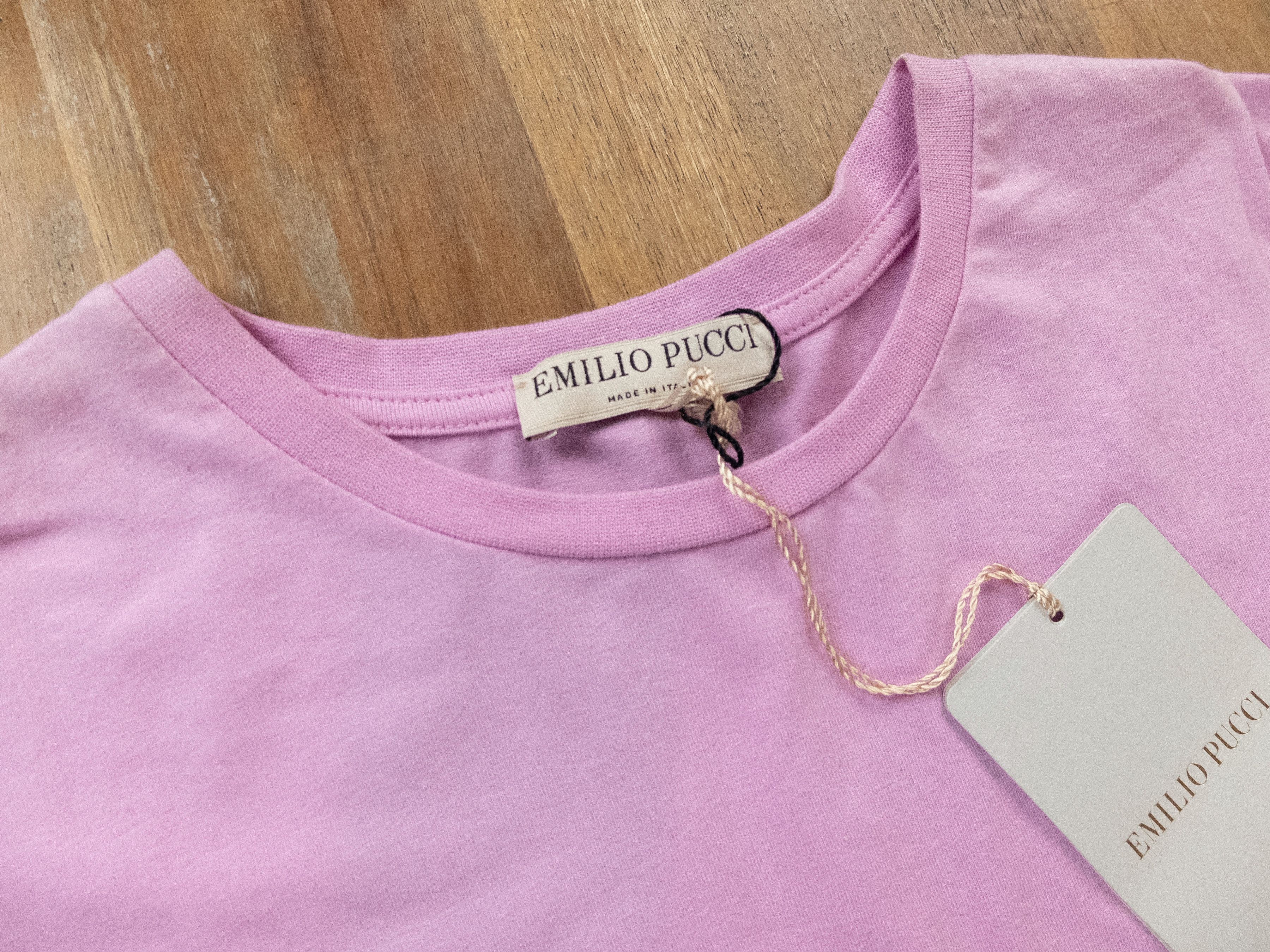 Emilio Pucci EMILIO PUCCI pink t-shirt w white skirt authentic Medium NWT Size M / US 6-8 / IT 42-44 - 6 Thumbnail