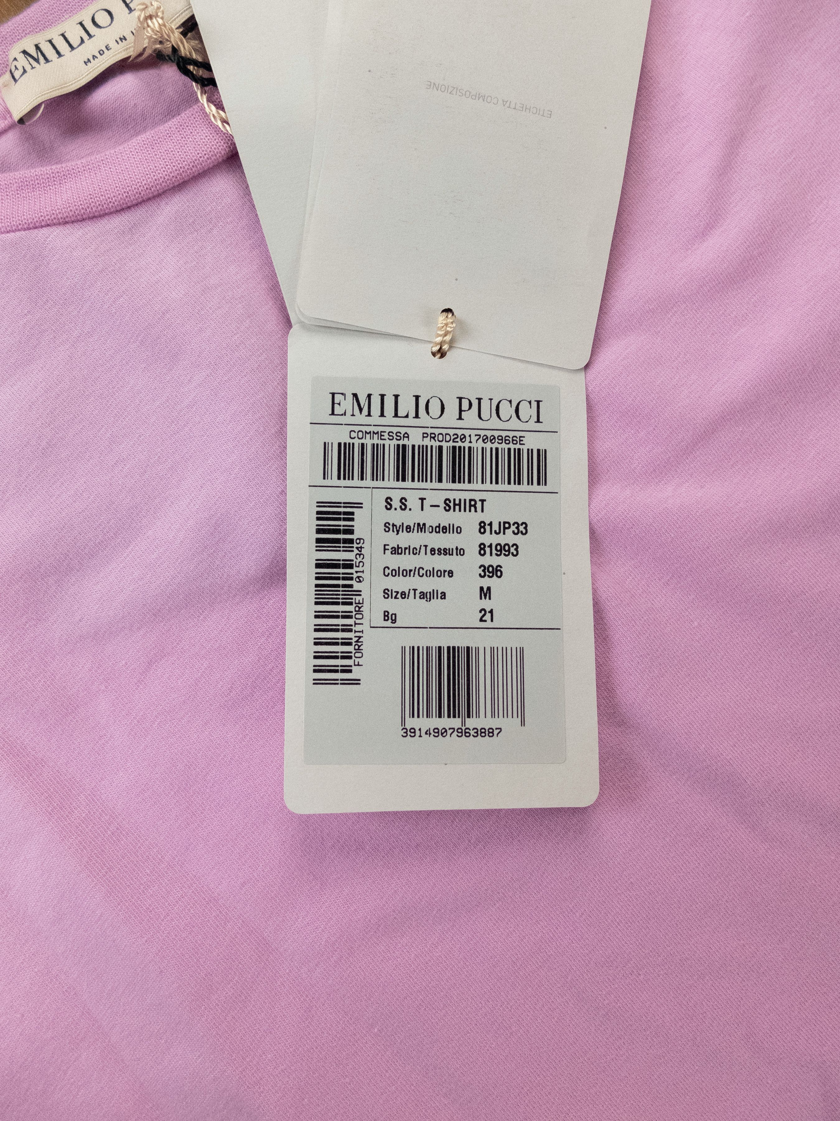 Emilio Pucci EMILIO PUCCI pink t-shirt w white skirt authentic Medium NWT Size M / US 6-8 / IT 42-44 - 8 Thumbnail