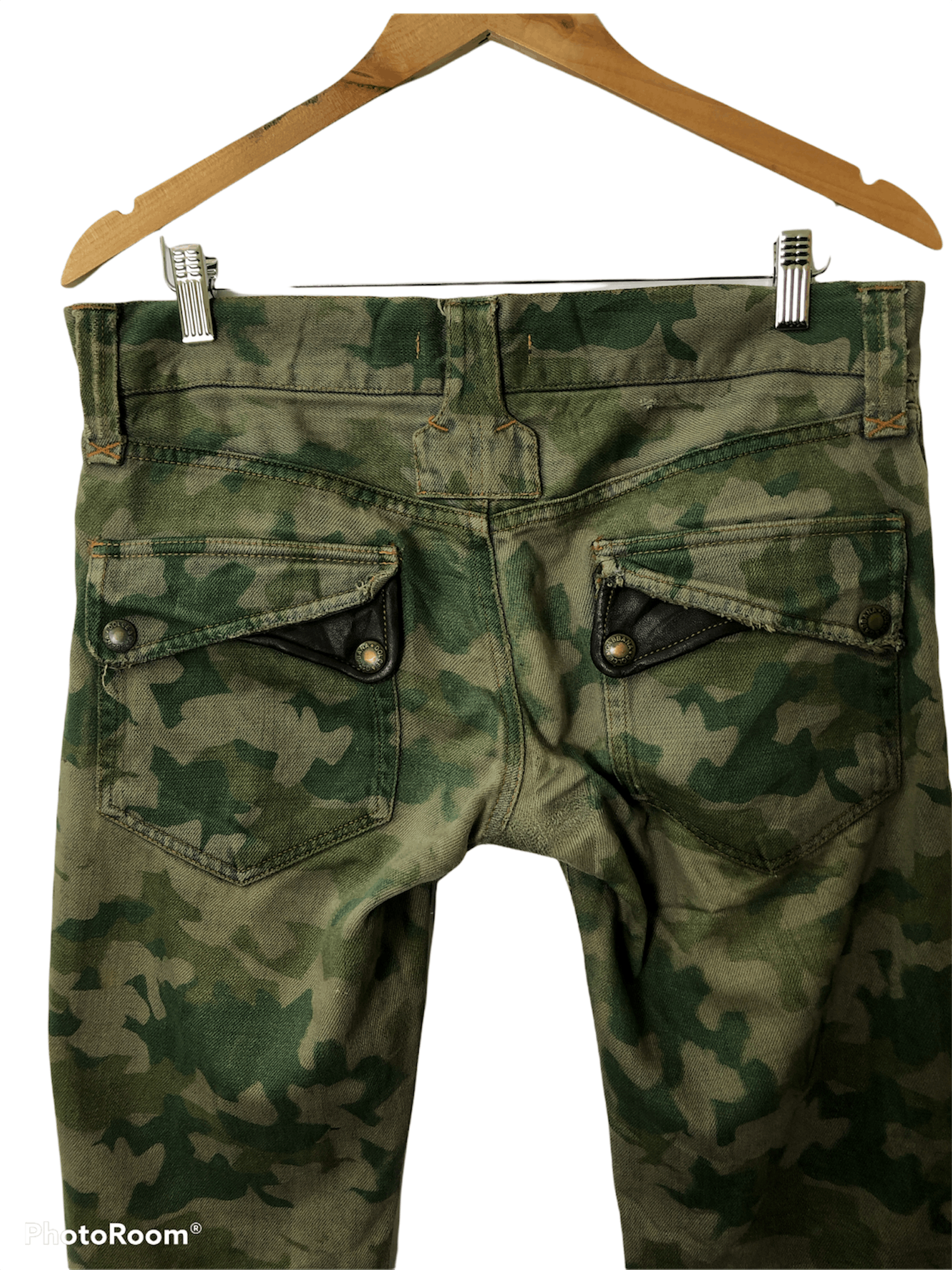 Dolce & Gabbana Dolce Gabbana Camo Denim Pants Size US 35 - 4 Thumbnail