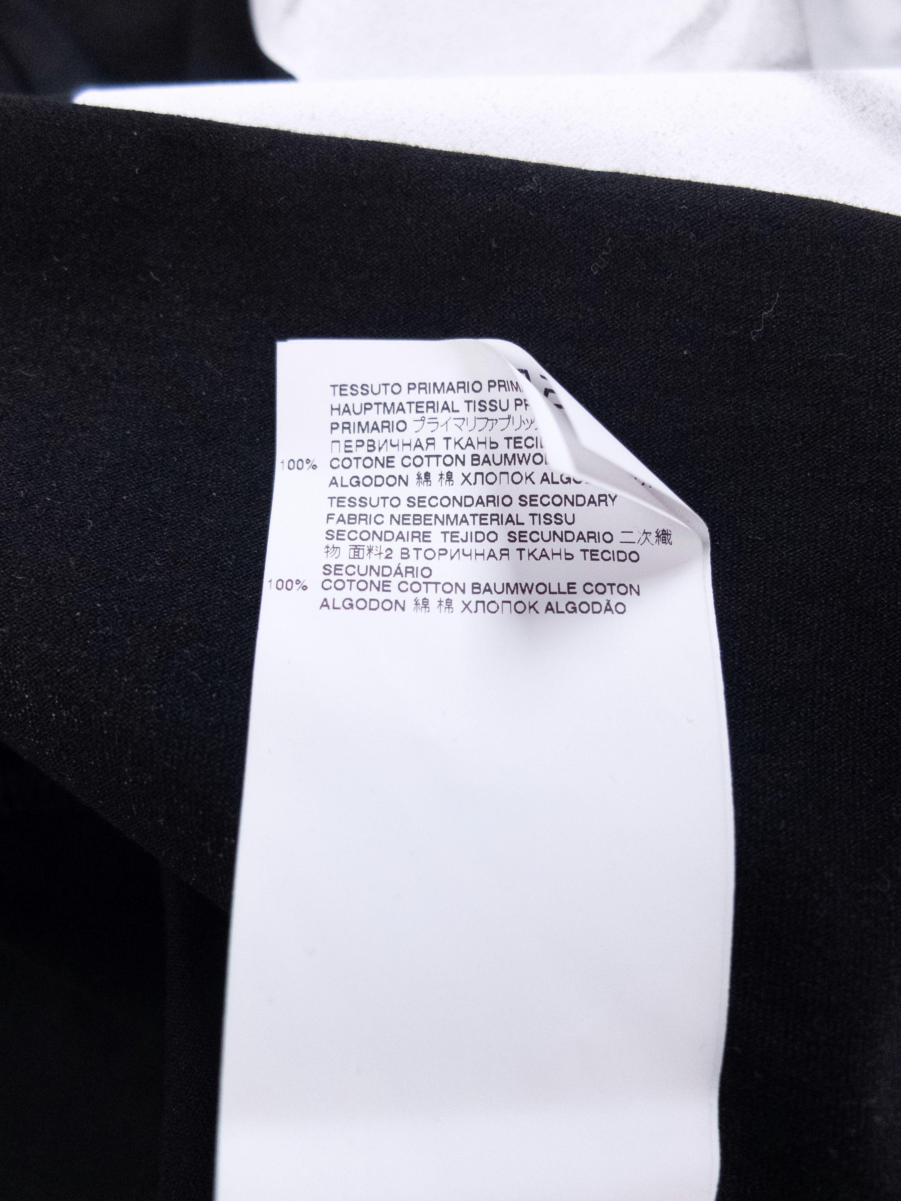 Maison Margiela MAISON MARTIN MARGIELA logo print black white t-shirt Medium Size M / US 6-8 / IT 42-44 - 7 Thumbnail