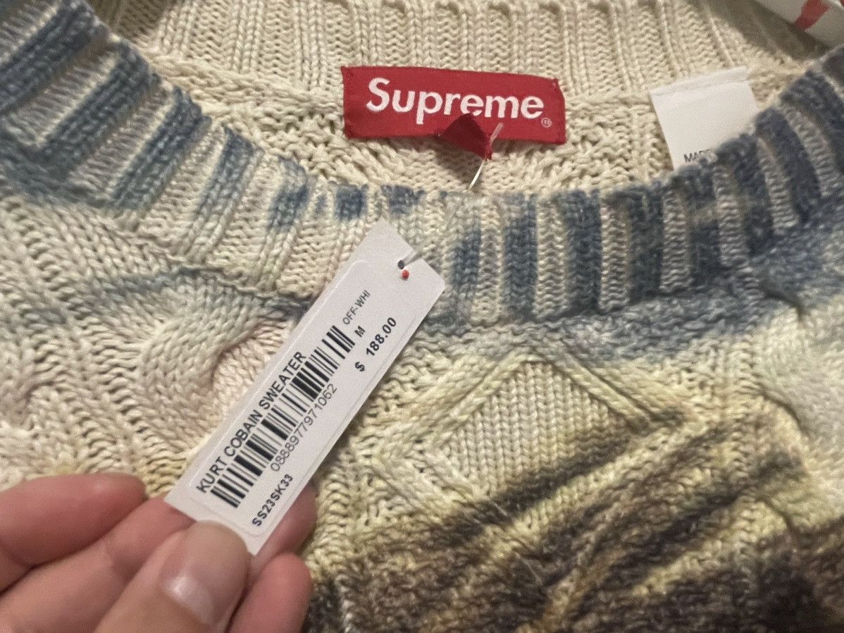 Supreme Supreme 2023SS Kurt cobain protrait sweater sz medium Size US M / EU 48-50 / 2 - 3 Thumbnail