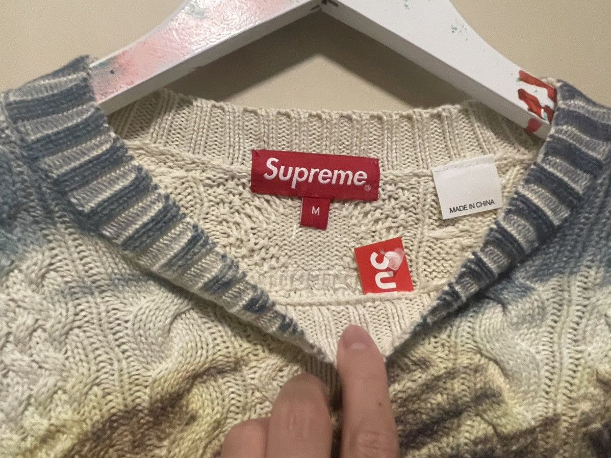 Supreme Supreme 2023SS Kurt cobain protrait sweater sz medium Size US M / EU 48-50 / 2 - 2 Thumbnail