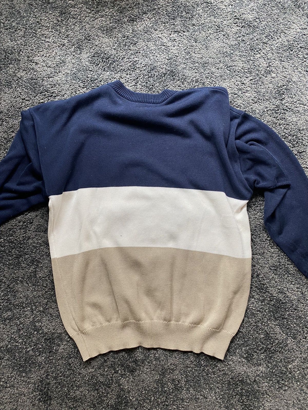 Designer Vintage 80’s Gucci Sailing Embroidered Knit Sweater Cotton L Size US L / EU 52-54 / 3 - 7 Thumbnail