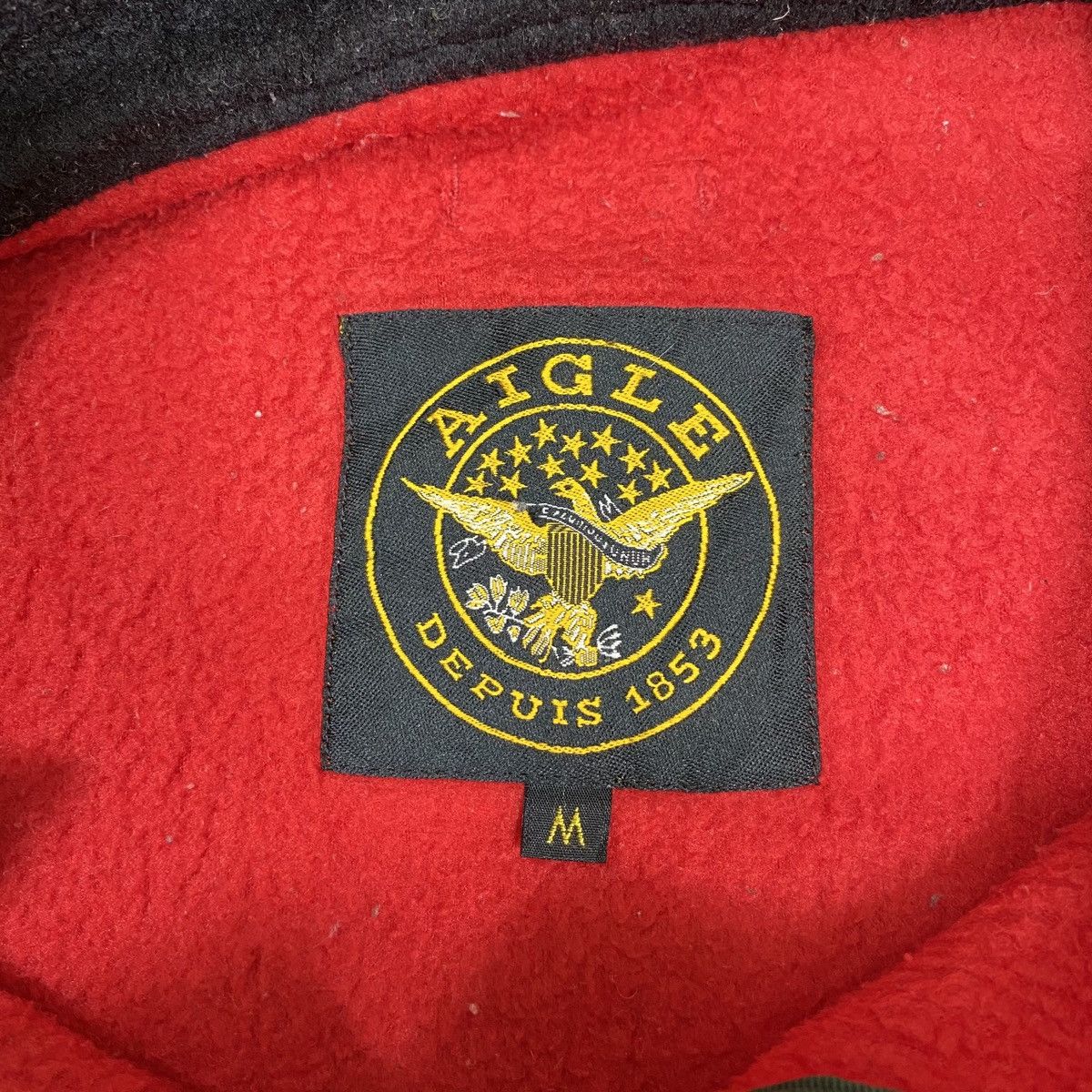 Aigle × Vintage Vintage AIGLE Small Logo Outdoor Fleece Sweater Jacket Size US M / EU 48-50 / 2 - 5 Thumbnail