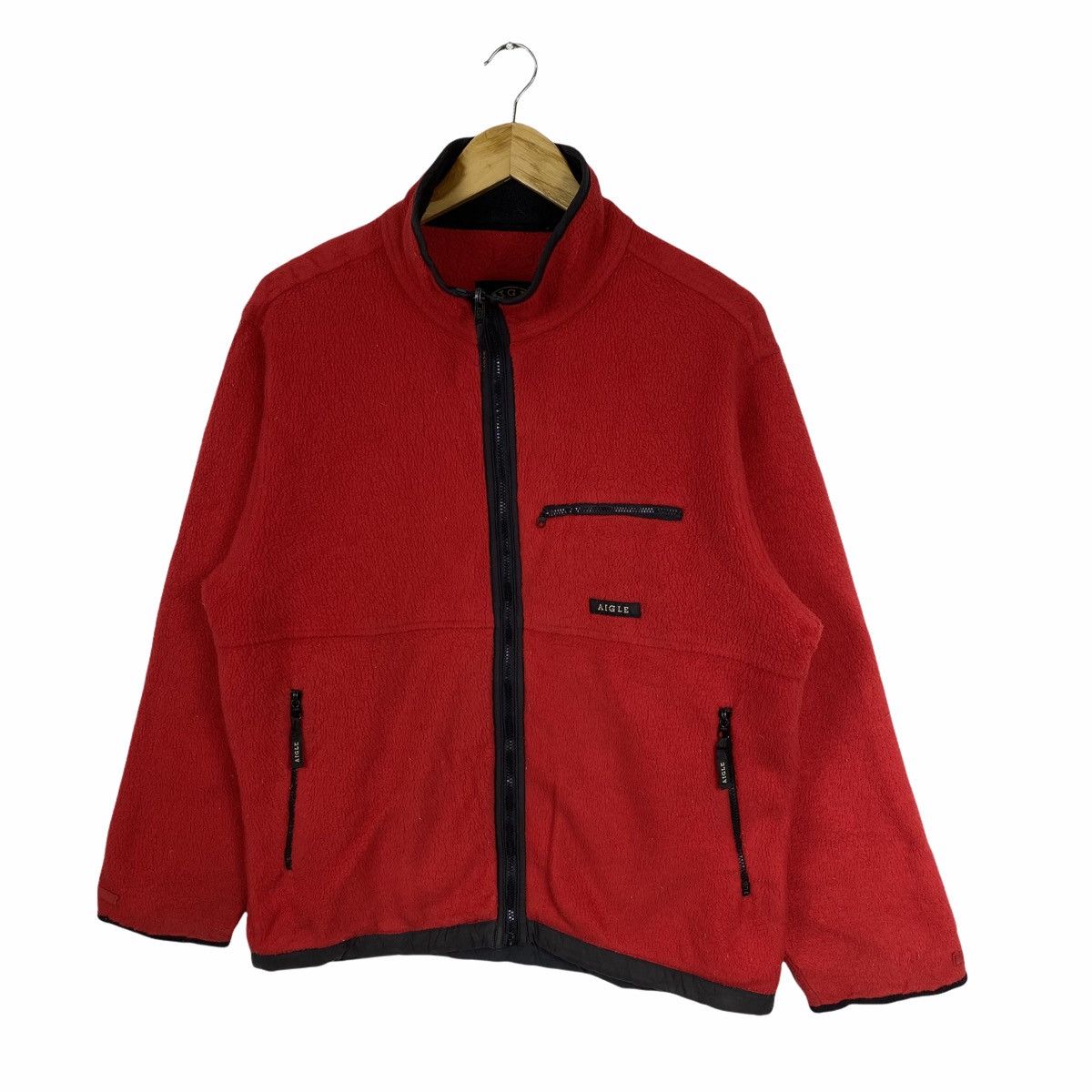 Aigle × Vintage Vintage AIGLE Small Logo Outdoor Fleece Sweater Jacket Size US M / EU 48-50 / 2 - 3 Thumbnail
