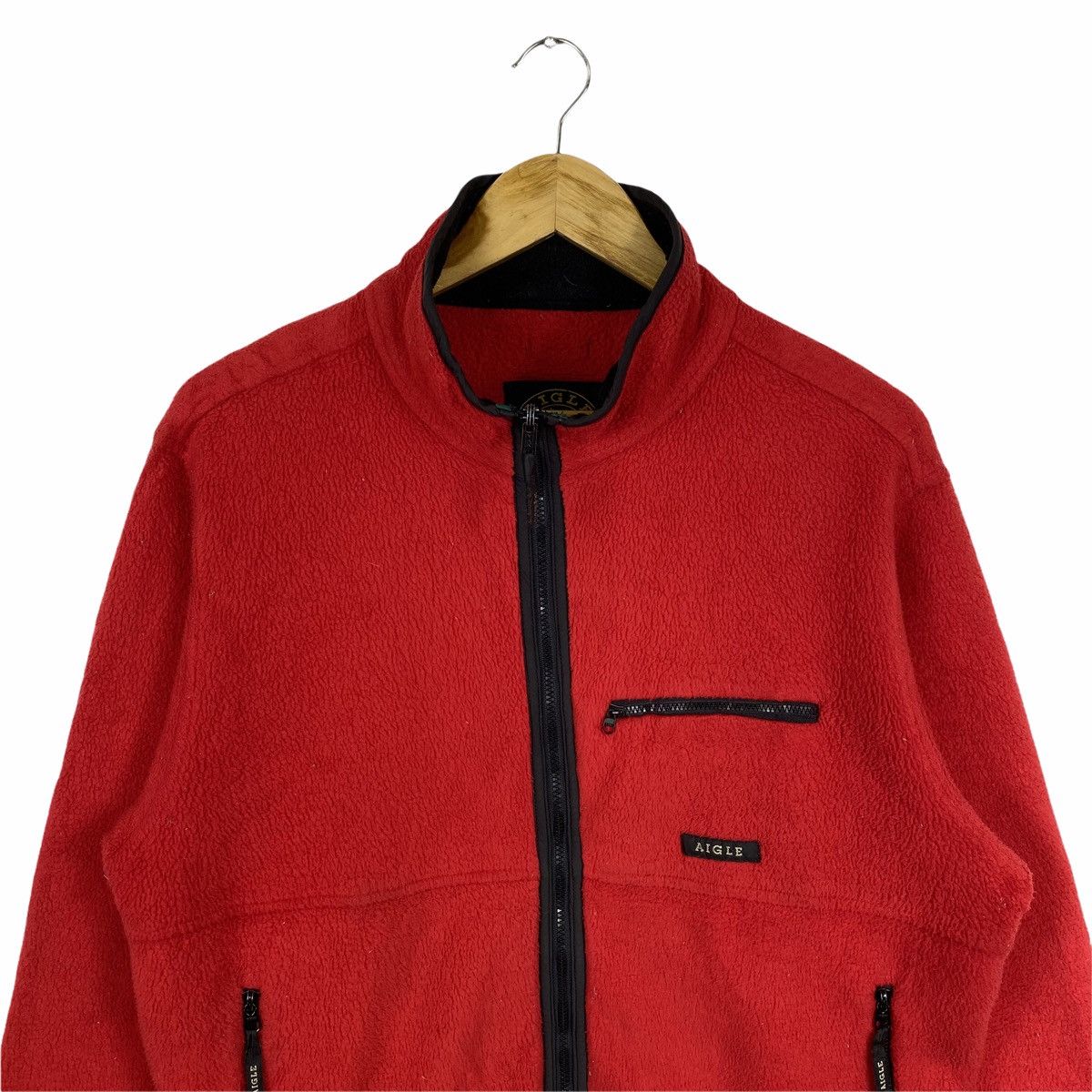 Aigle × Vintage Vintage AIGLE Small Logo Outdoor Fleece Sweater Jacket Size US M / EU 48-50 / 2 - 4 Thumbnail