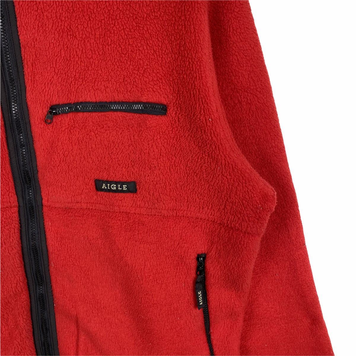 Aigle × Vintage Vintage AIGLE Small Logo Outdoor Fleece Sweater Jacket Size US M / EU 48-50 / 2 - 6 Thumbnail