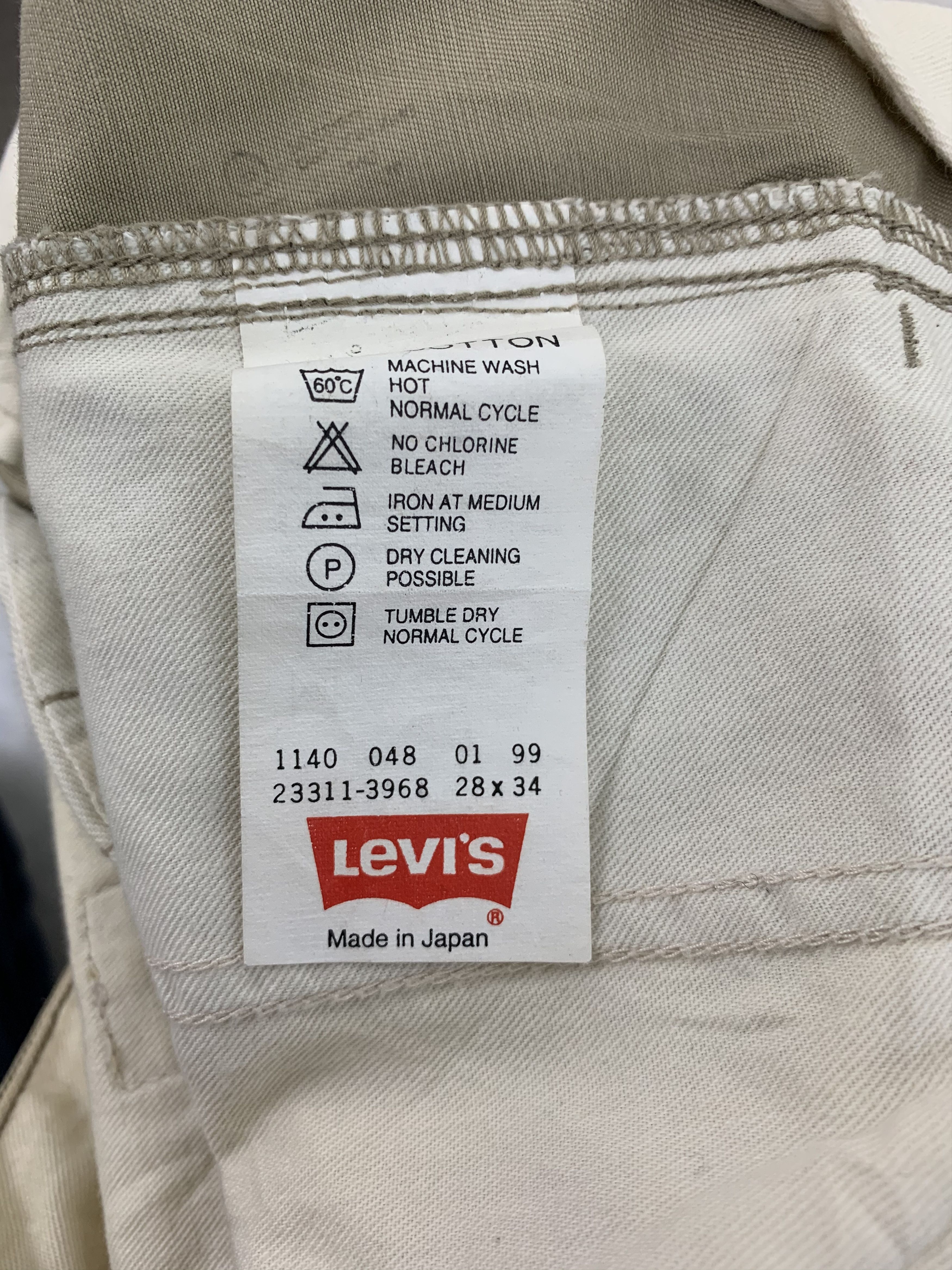 Japanese Brand Levis Japanese Branded Baggy Pants Streetwear Size US 28 / EU 44 - 12 Thumbnail