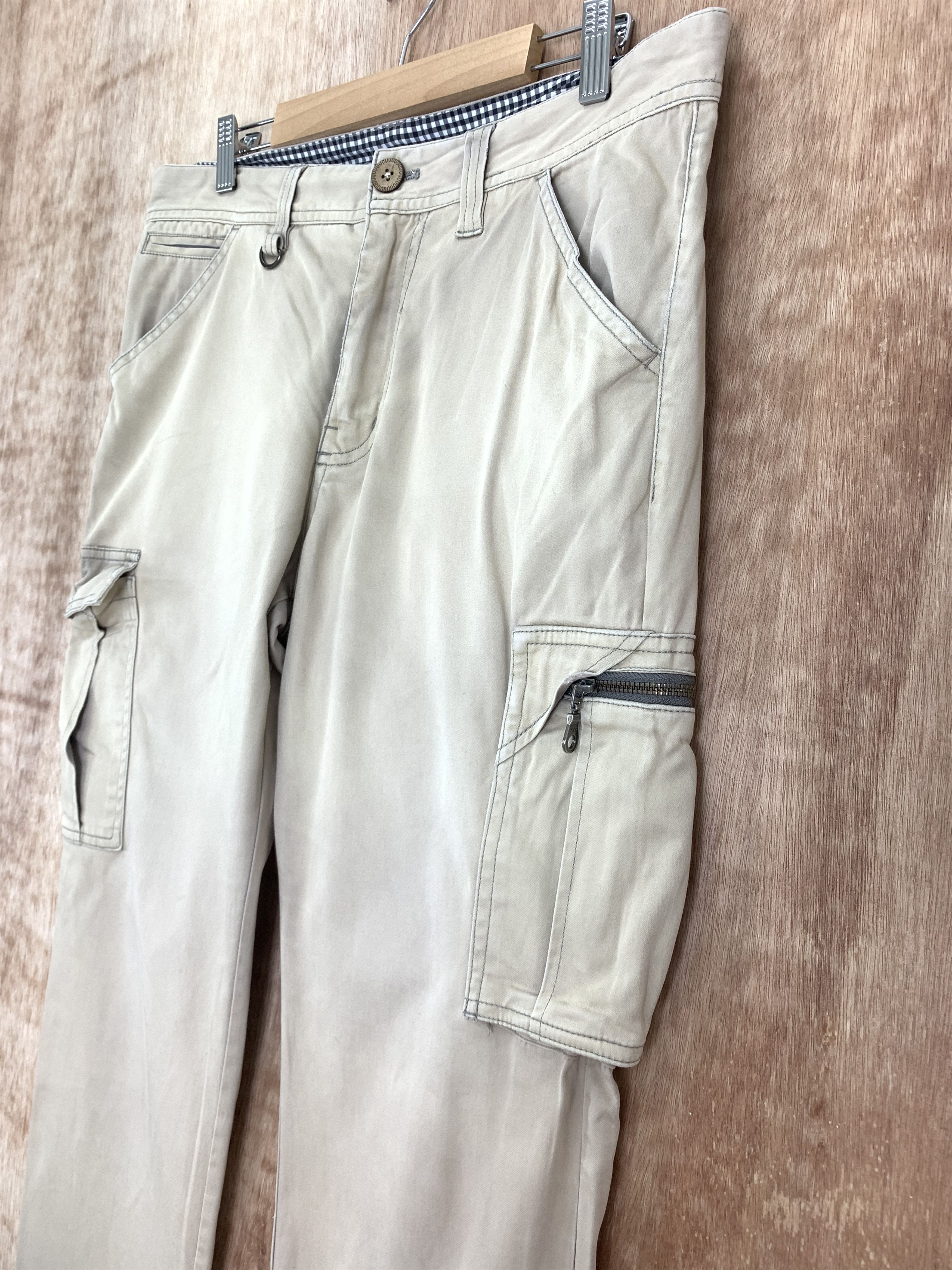 Japanese Brand Cargo Pants Mulitpocket Utilty Vintage Streetwear Size US 32 / EU 48 - 6 Thumbnail