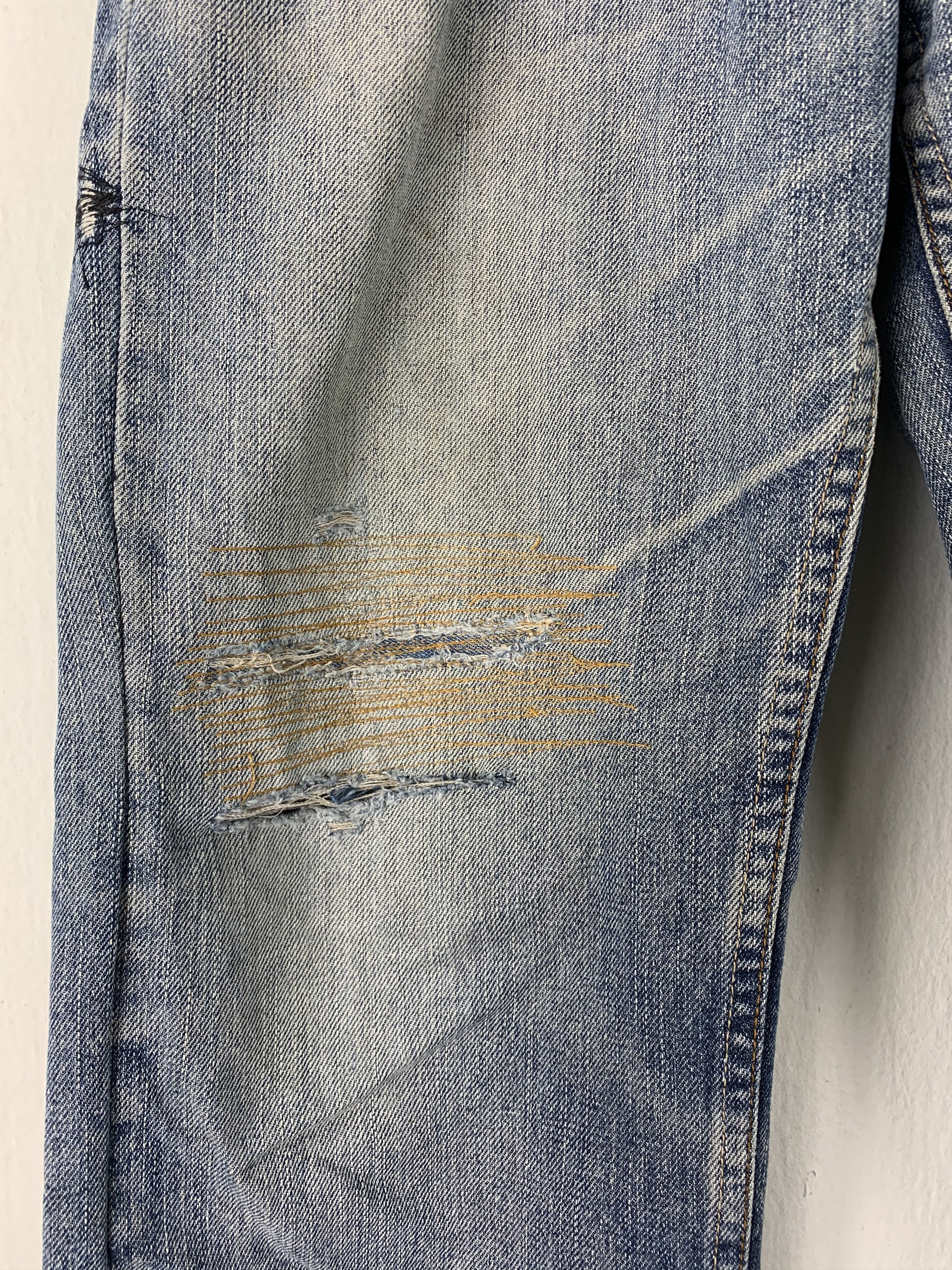 Polo Ralph Lauren 💥BUMP💥Polo Ralph Lauren Distressed Denim Japanese Branded Size US 32 / EU 48 - 8 Thumbnail