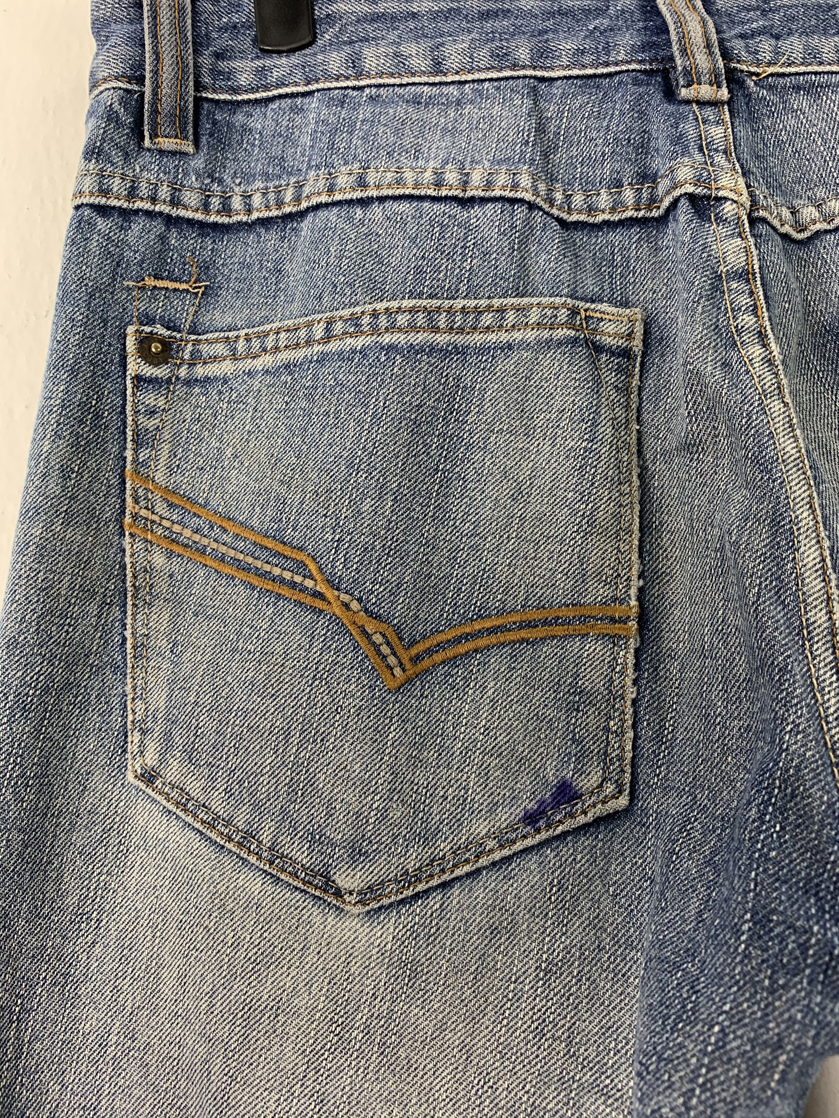 Polo Ralph Lauren 💥BUMP💥Polo Ralph Lauren Distressed Denim Japanese Branded Size US 32 / EU 48 - 10 Thumbnail