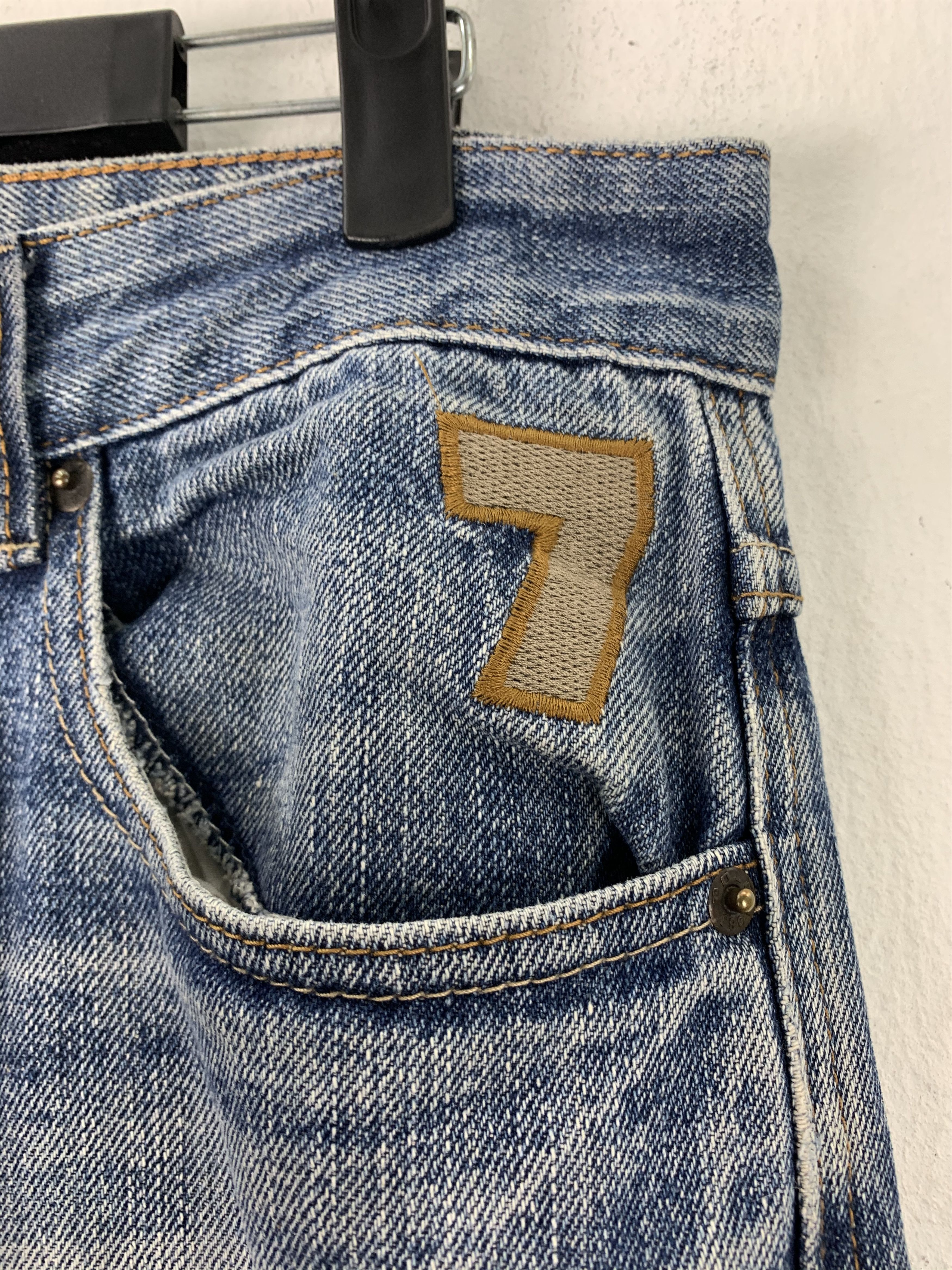 Polo Ralph Lauren 💥BUMP💥Polo Ralph Lauren Distressed Denim Japanese Branded Size US 32 / EU 48 - 6 Thumbnail
