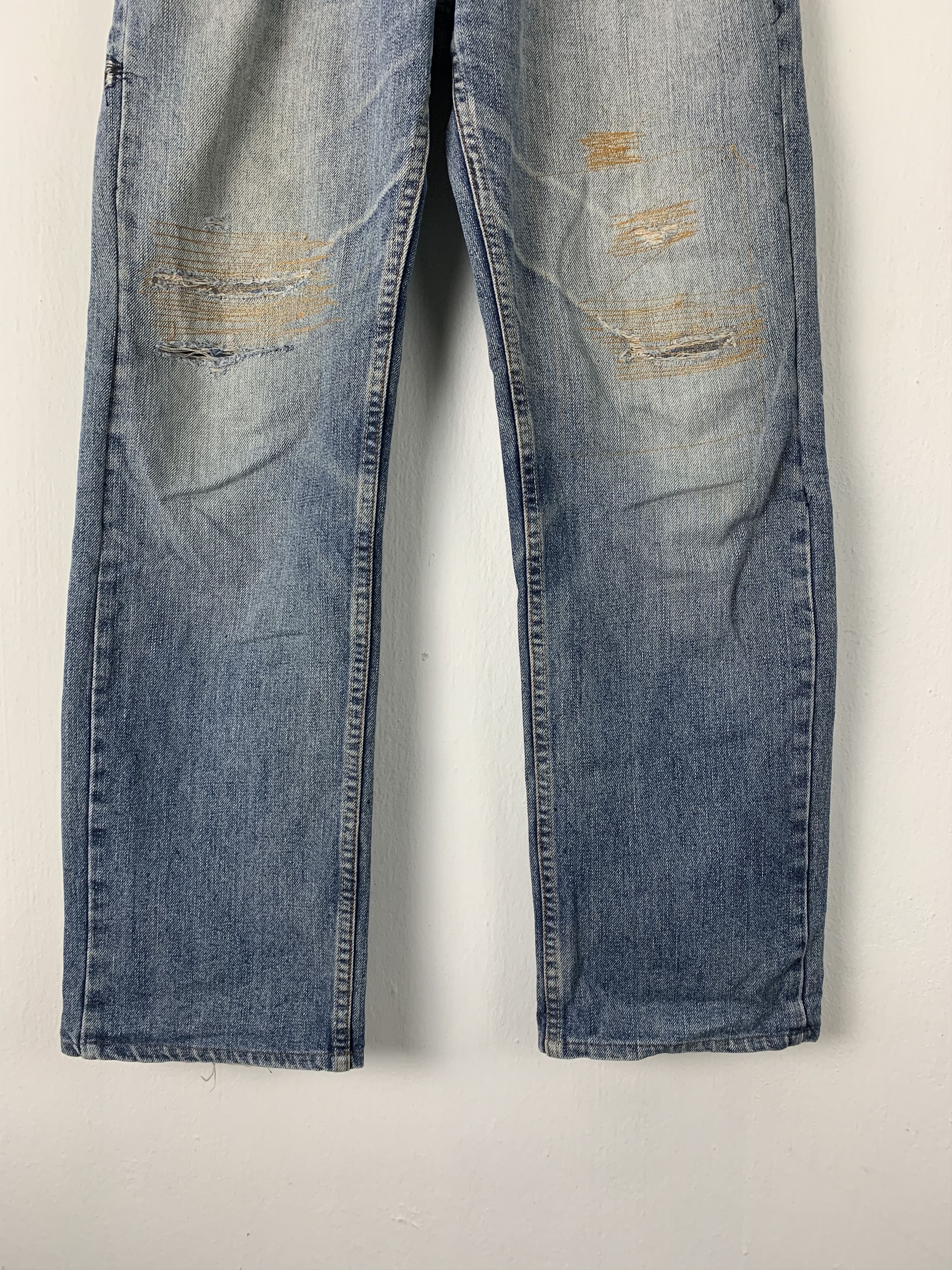 Polo Ralph Lauren 💥BUMP💥Polo Ralph Lauren Distressed Denim Japanese Branded Size US 32 / EU 48 - 9 Thumbnail