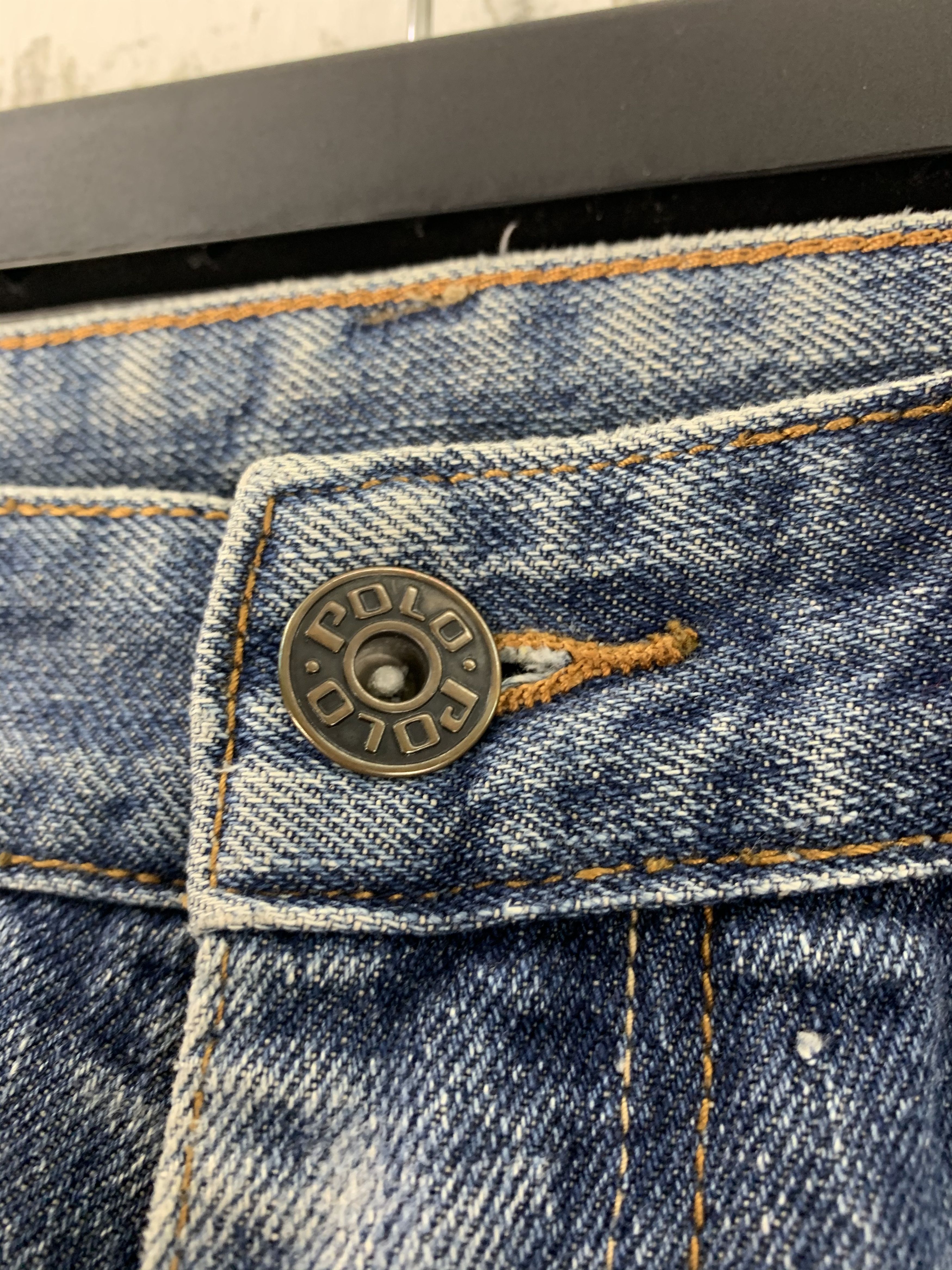 Polo Ralph Lauren 💥BUMP💥Polo Ralph Lauren Distressed Denim Japanese Branded Size US 32 / EU 48 - 5 Thumbnail