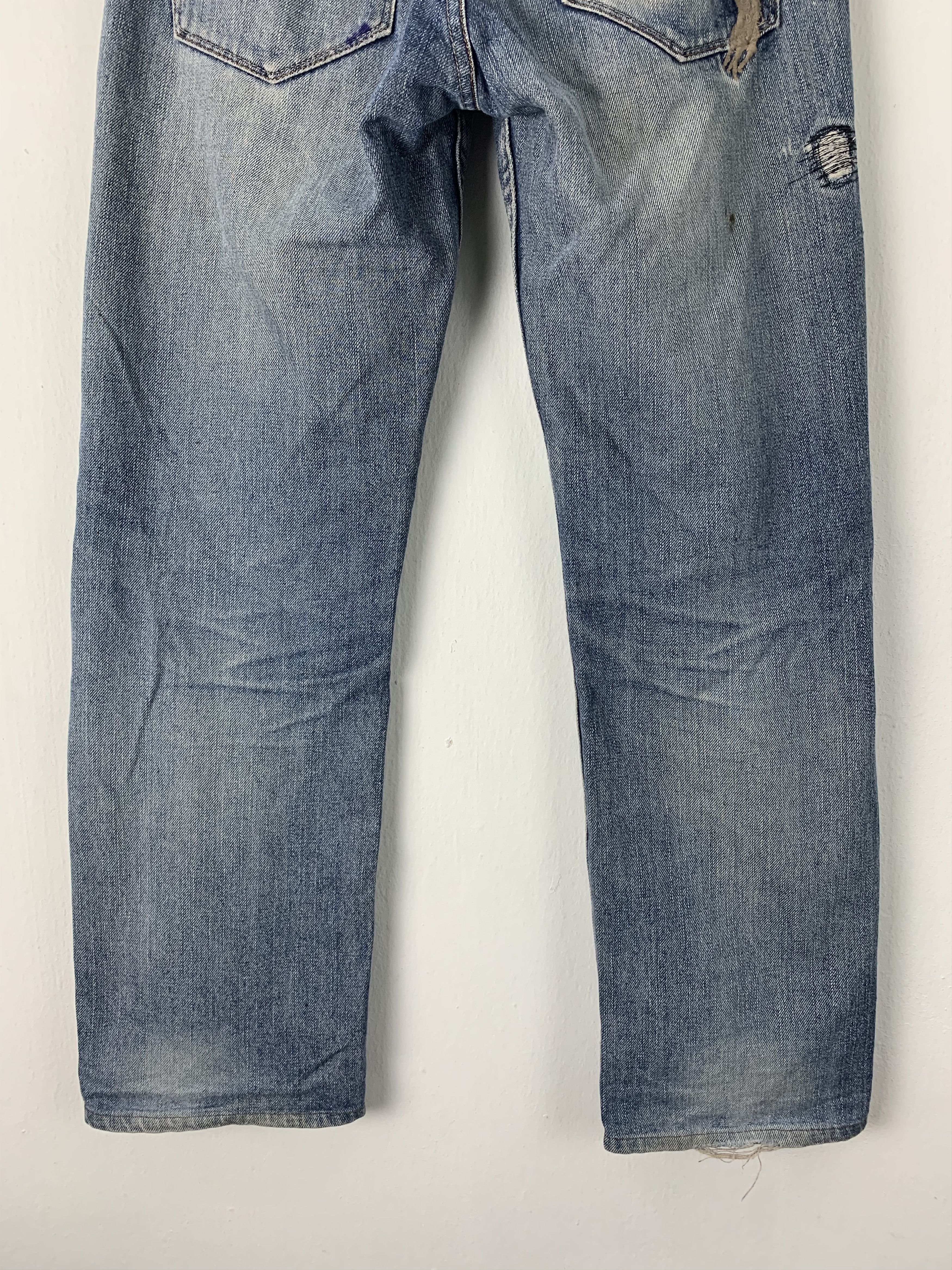Polo Ralph Lauren 💥BUMP💥Polo Ralph Lauren Distressed Denim Japanese Branded Size US 32 / EU 48 - 12 Thumbnail