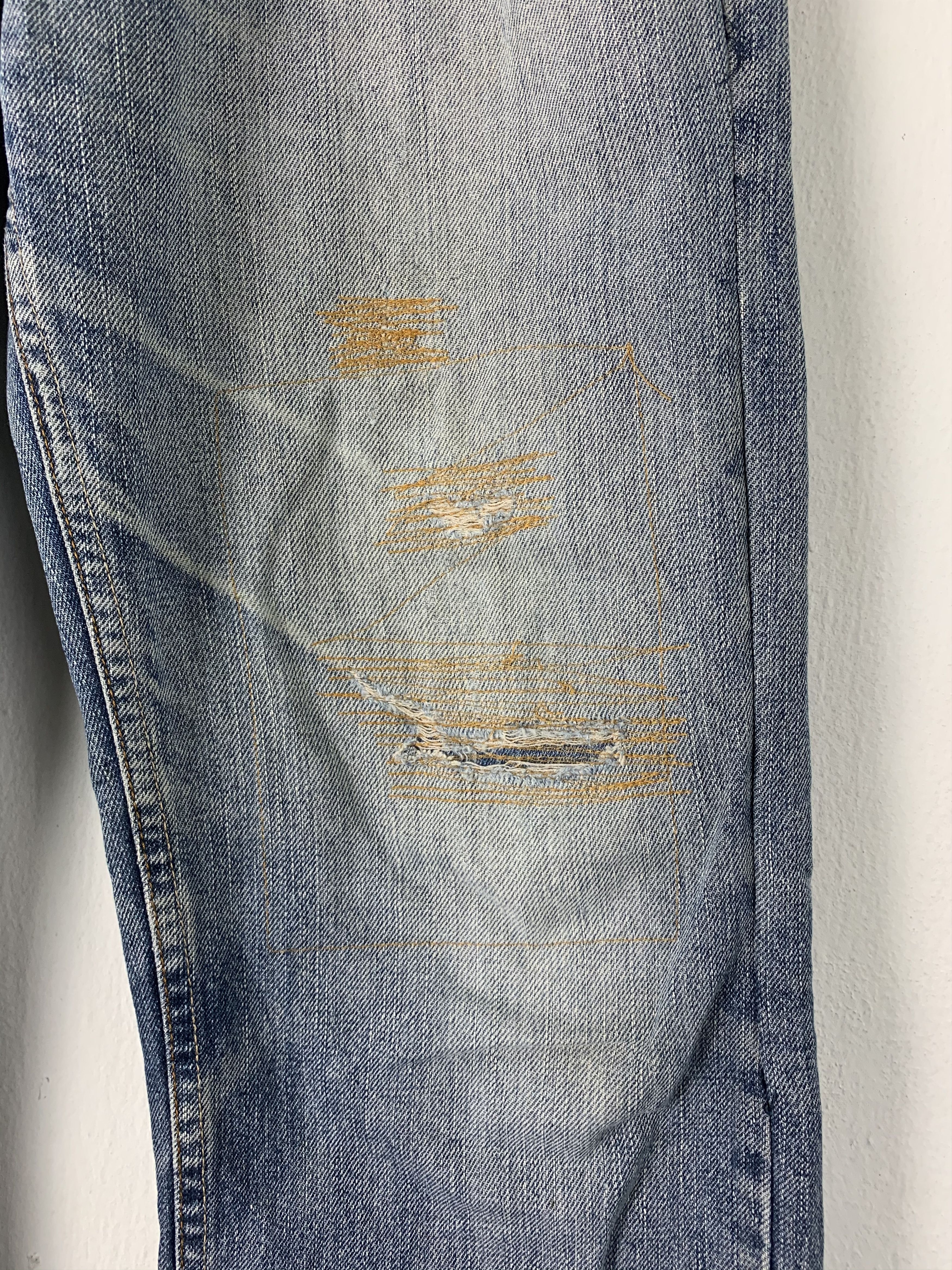 Polo Ralph Lauren 💥BUMP💥Polo Ralph Lauren Distressed Denim Japanese Branded Size US 32 / EU 48 - 7 Thumbnail