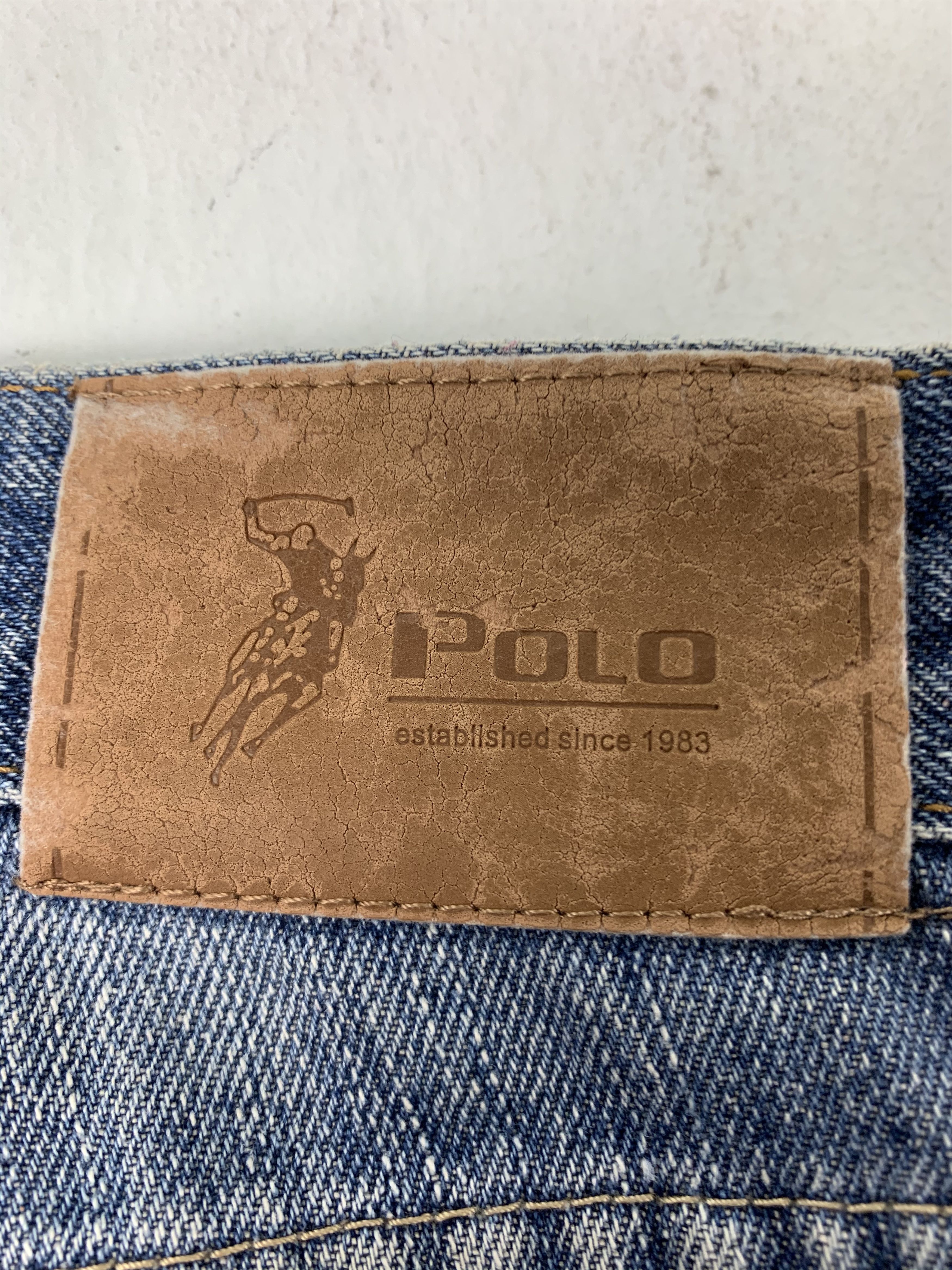 Polo Ralph Lauren 💥BUMP💥Polo Ralph Lauren Distressed Denim Japanese Branded Size US 32 / EU 48 - 13 Thumbnail