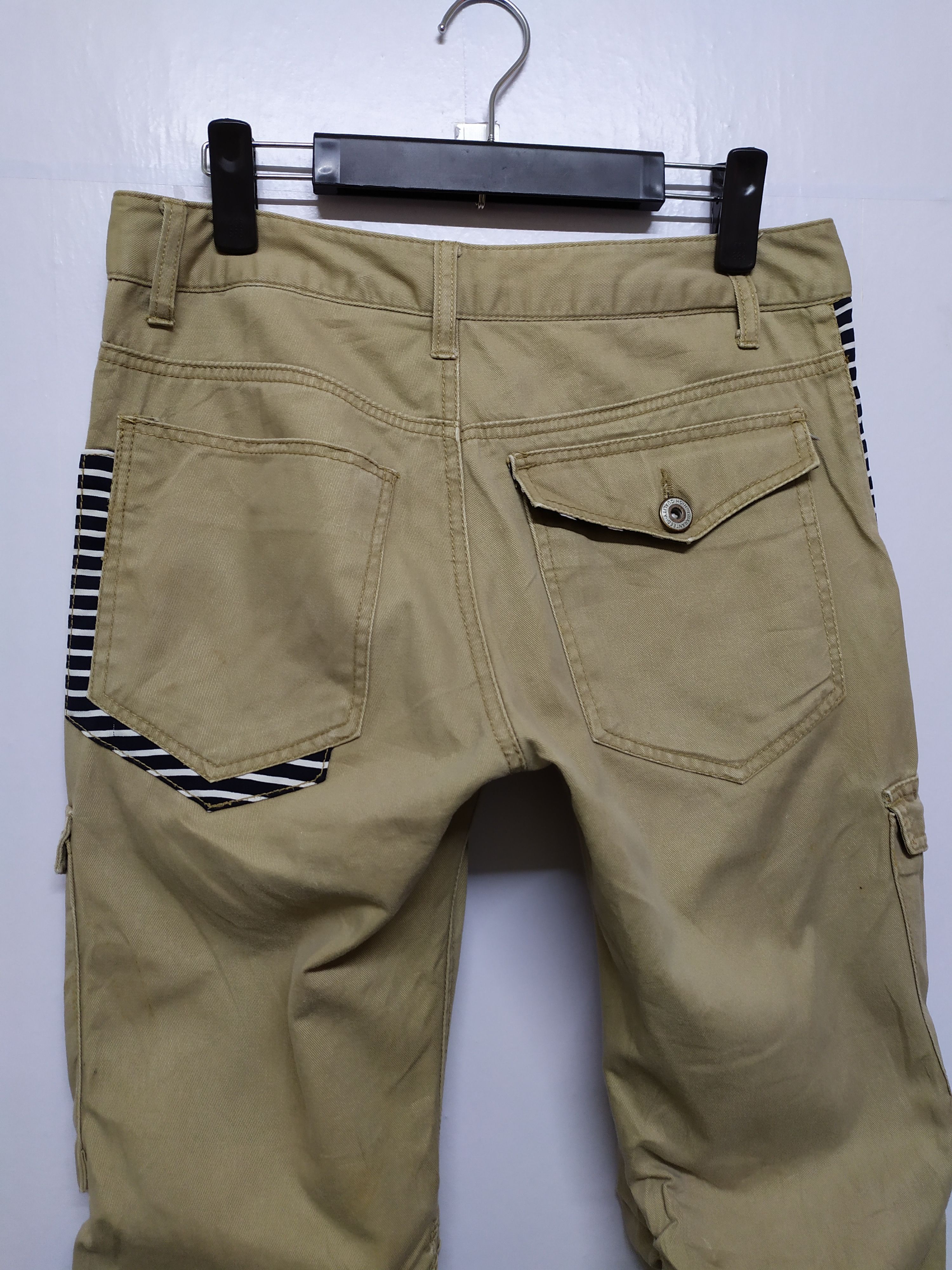 Japanese Brand VINTAGE PUNK STYLE SPRING LEG CARGO PANTS Size US 30 / EU 46 - 13 Thumbnail
