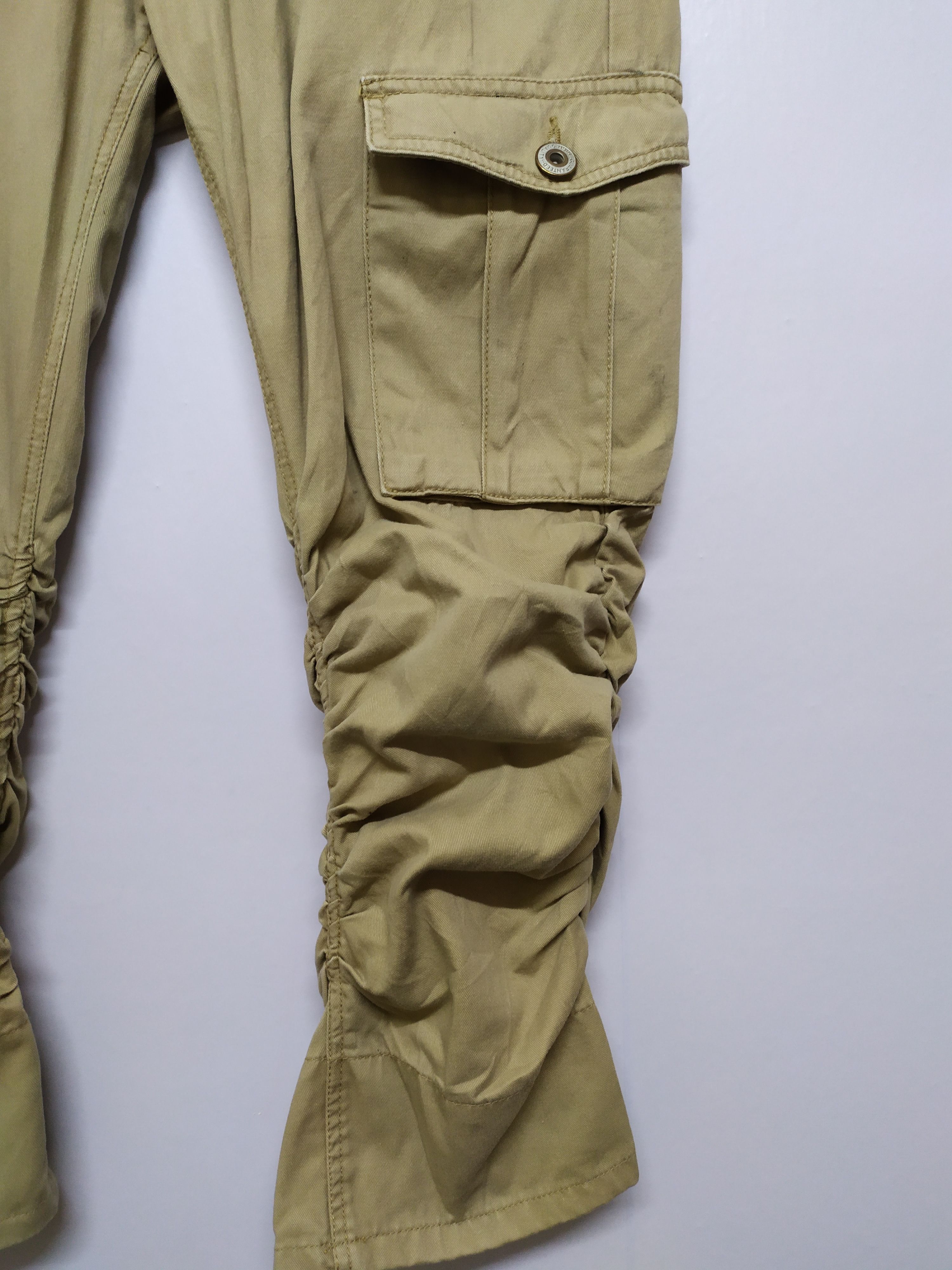 Japanese Brand VINTAGE PUNK STYLE SPRING LEG CARGO PANTS Size US 30 / EU 46 - 3 Thumbnail