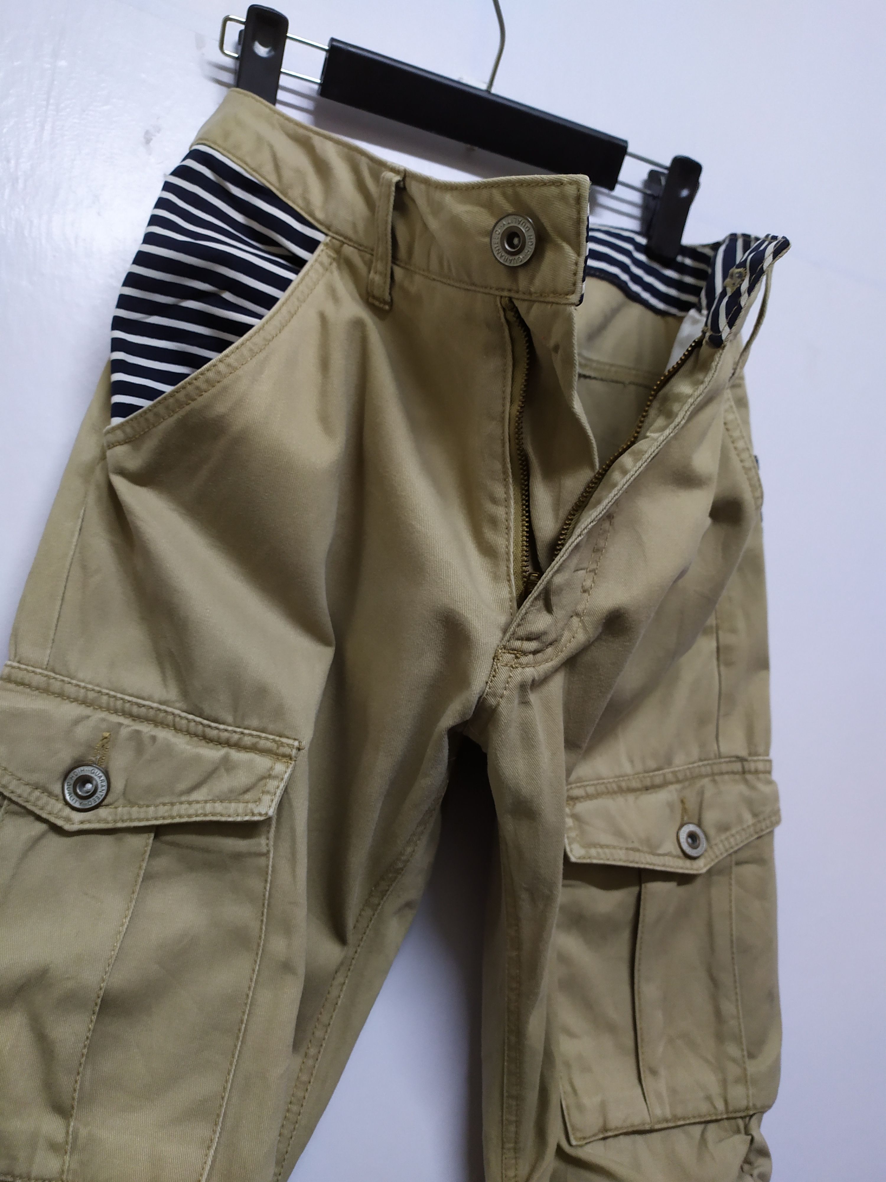 Japanese Brand VINTAGE PUNK STYLE SPRING LEG CARGO PANTS Size US 30 / EU 46 - 5 Thumbnail