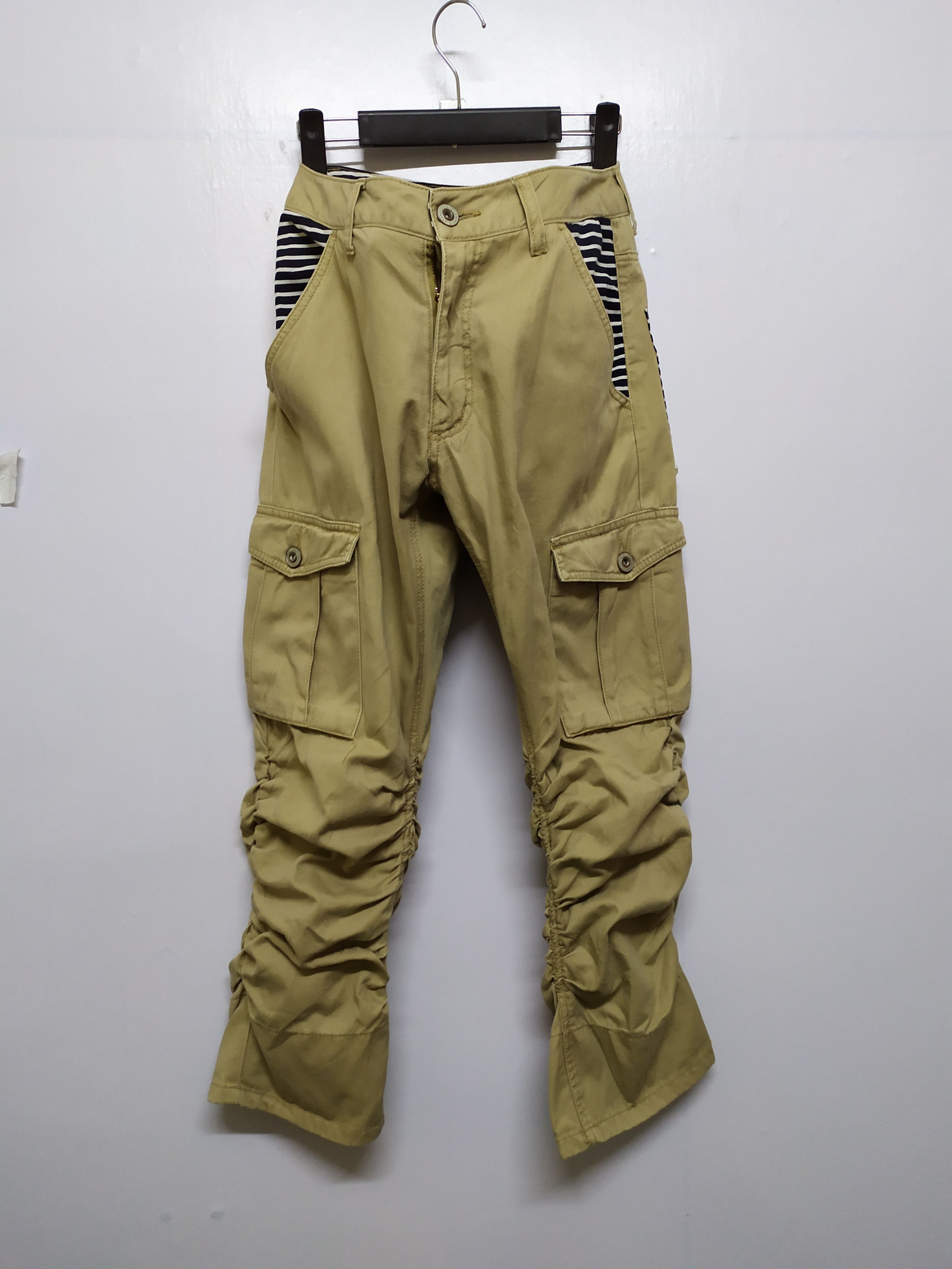 Japanese Brand VINTAGE PUNK STYLE SPRING LEG CARGO PANTS Size US 30 / EU 46 - 1 Thumbnail