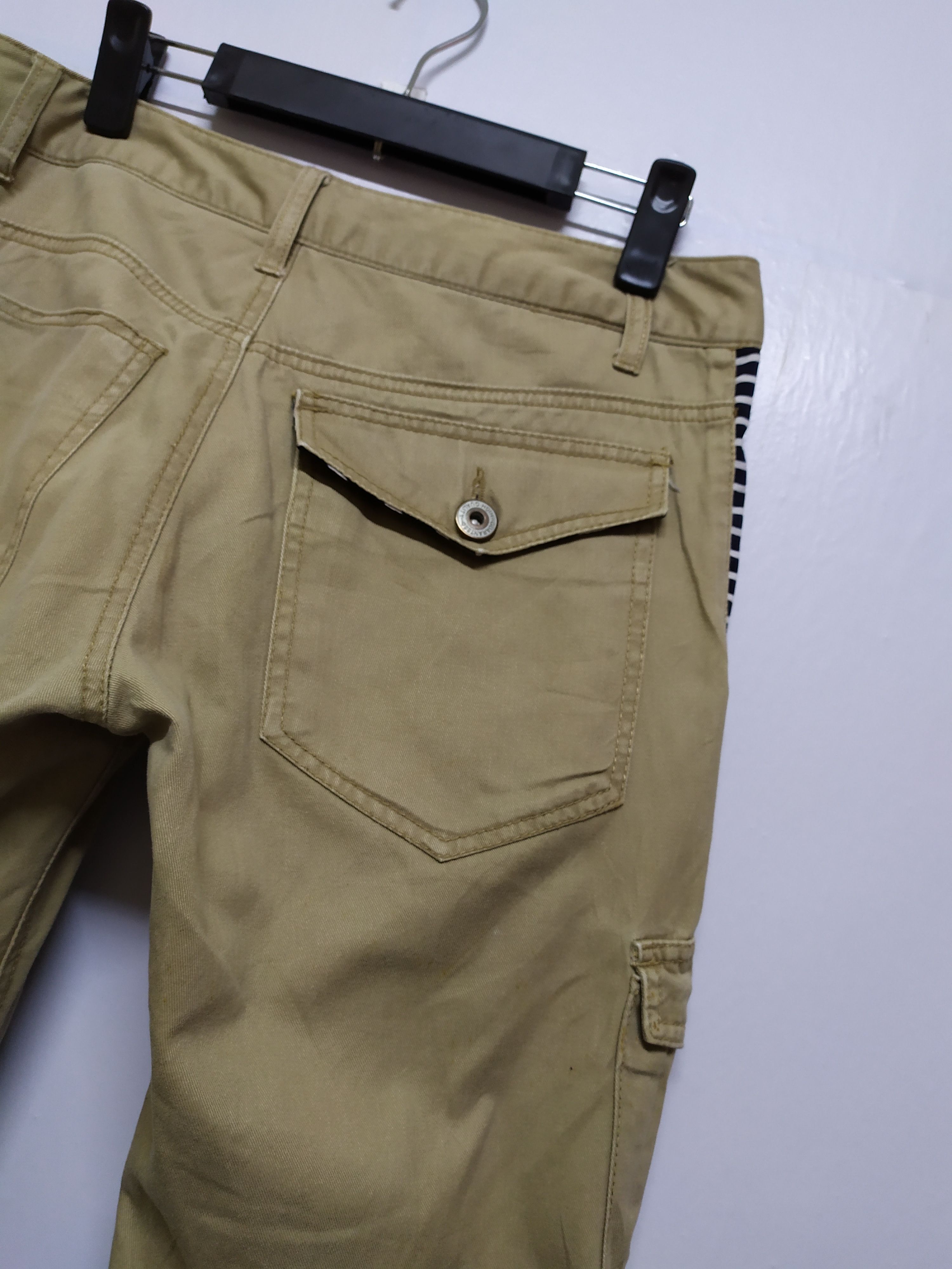 Japanese Brand VINTAGE PUNK STYLE SPRING LEG CARGO PANTS Size US 30 / EU 46 - 15 Thumbnail