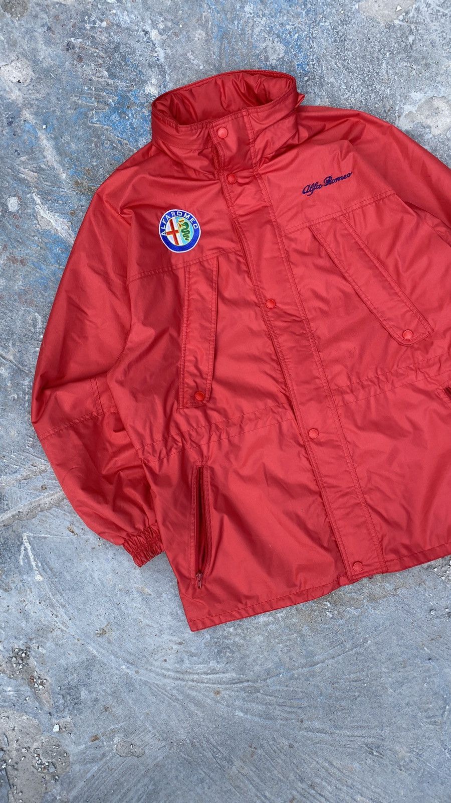 Ferrari Vintage Alfa Romeo Corse Racing Parka Jacket F 1 Size US L / EU 52-54 / 3 - 3 Thumbnail