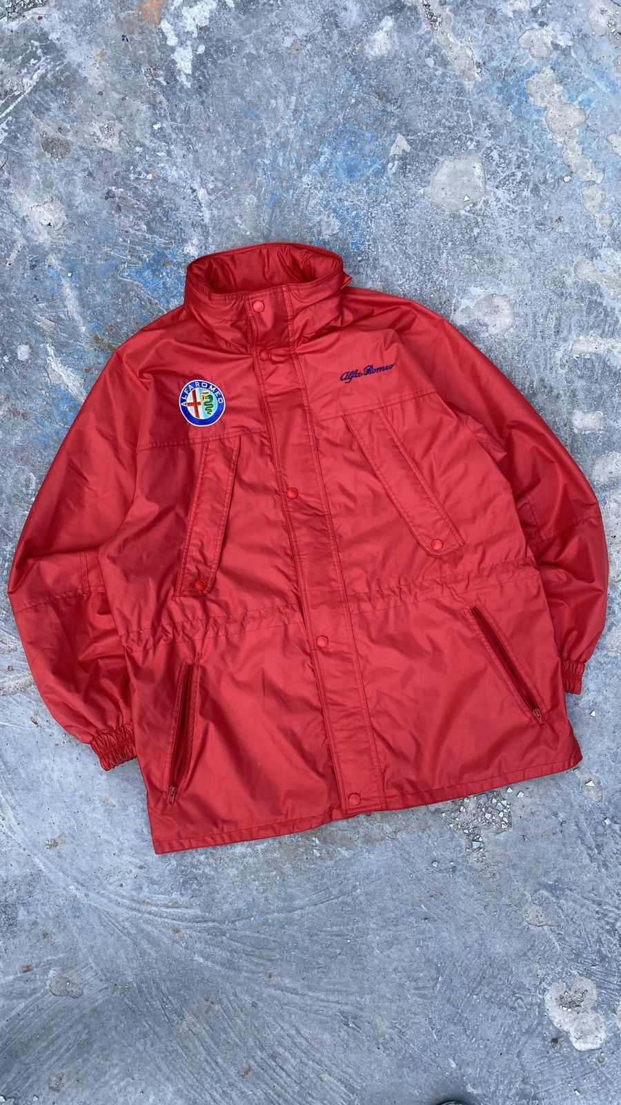Ferrari Vintage Alfa Romeo Corse Racing Parka Jacket F 1 Size US L / EU 52-54 / 3 - 1 Thumbnail