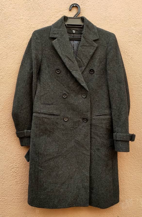 image of Cashmere Wool x Jil Sander Uniqlo J+ Wool Jacket in Grey, Women's (Size Small)