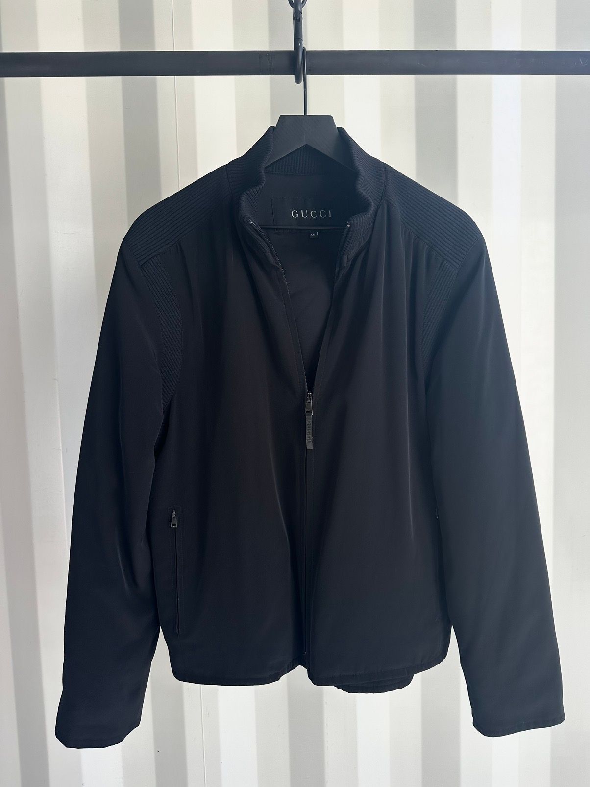 Pre-owned Gucci X Tom Ford Insulated Nylon Jacket In Black