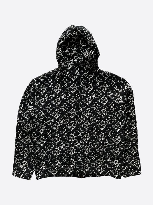 Louis Vuitton Black NBA Monogram Zip Up Hoodie
