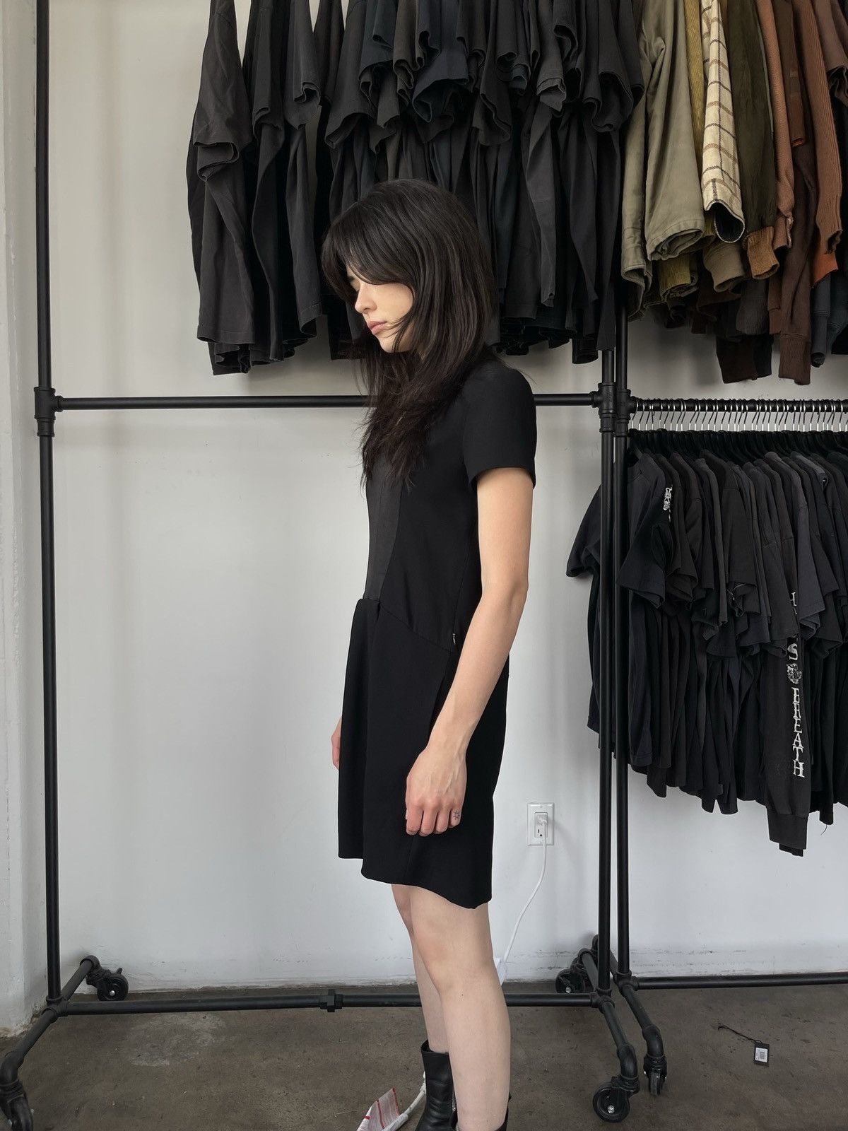 Balenciaga Silk Blend Dress by Nicholas Ghesquiere Size XS / US 0-2 / IT 36-38 - 3 Thumbnail