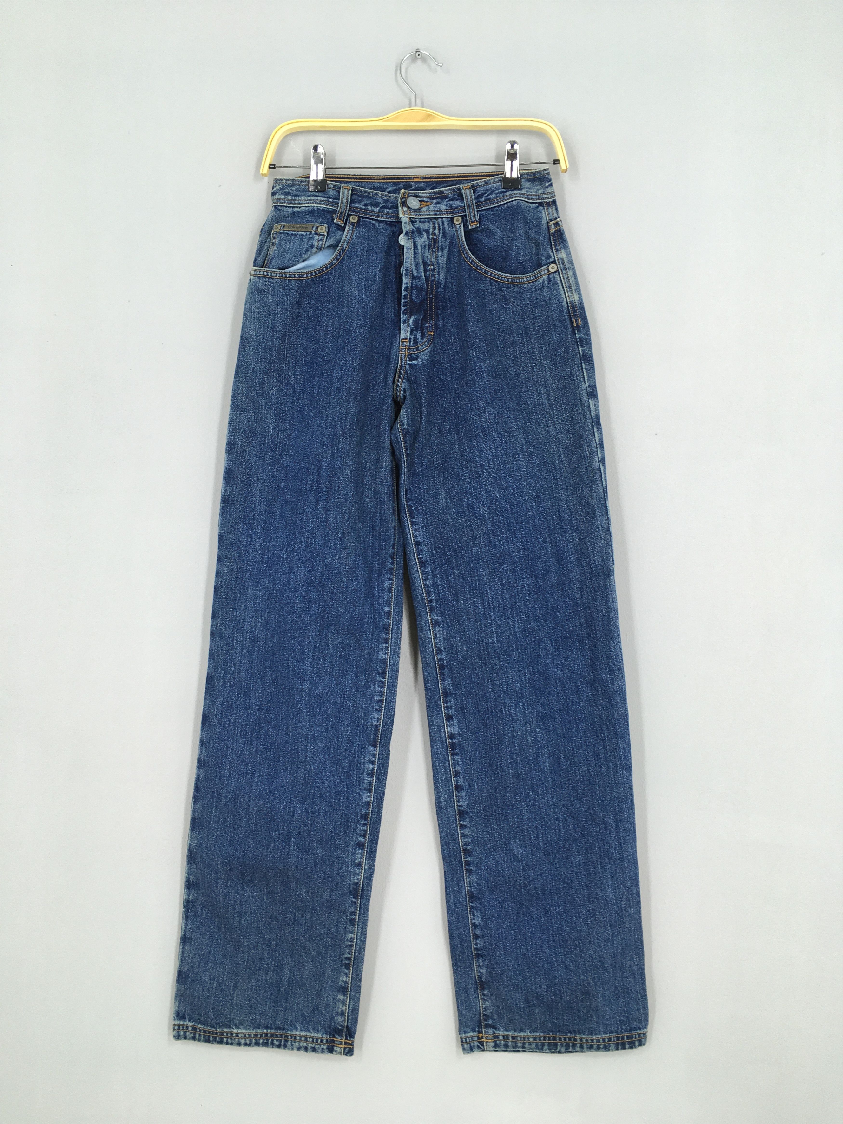 image of Size 26X32 Vintage Calvin Klein Blue Denim Baggy Jeans, Men's