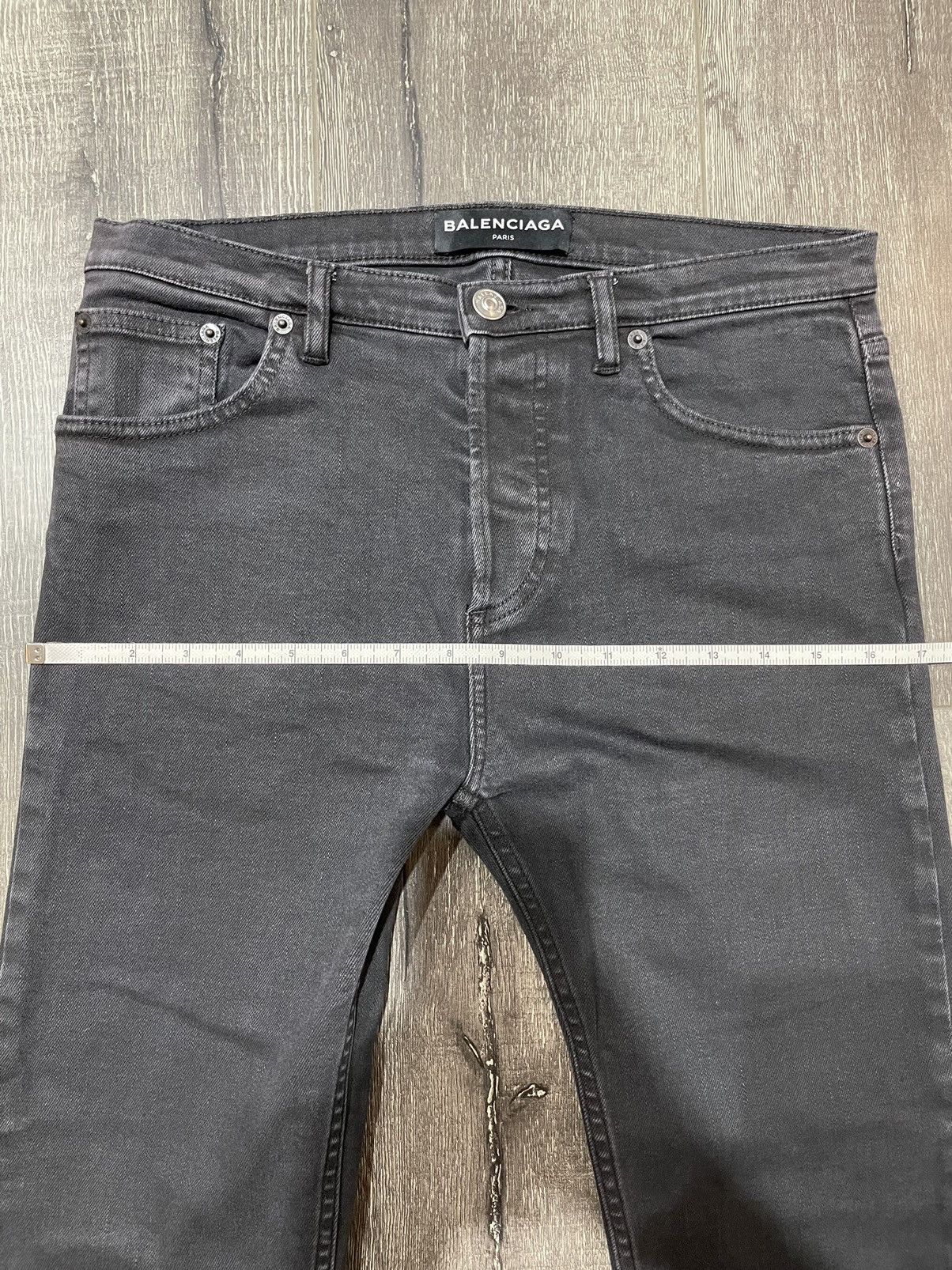 Balenciaga BALENCIAGA SkinnyJeans Denim Pants Washed Black Size US 28 / EU 44 - 6 Thumbnail