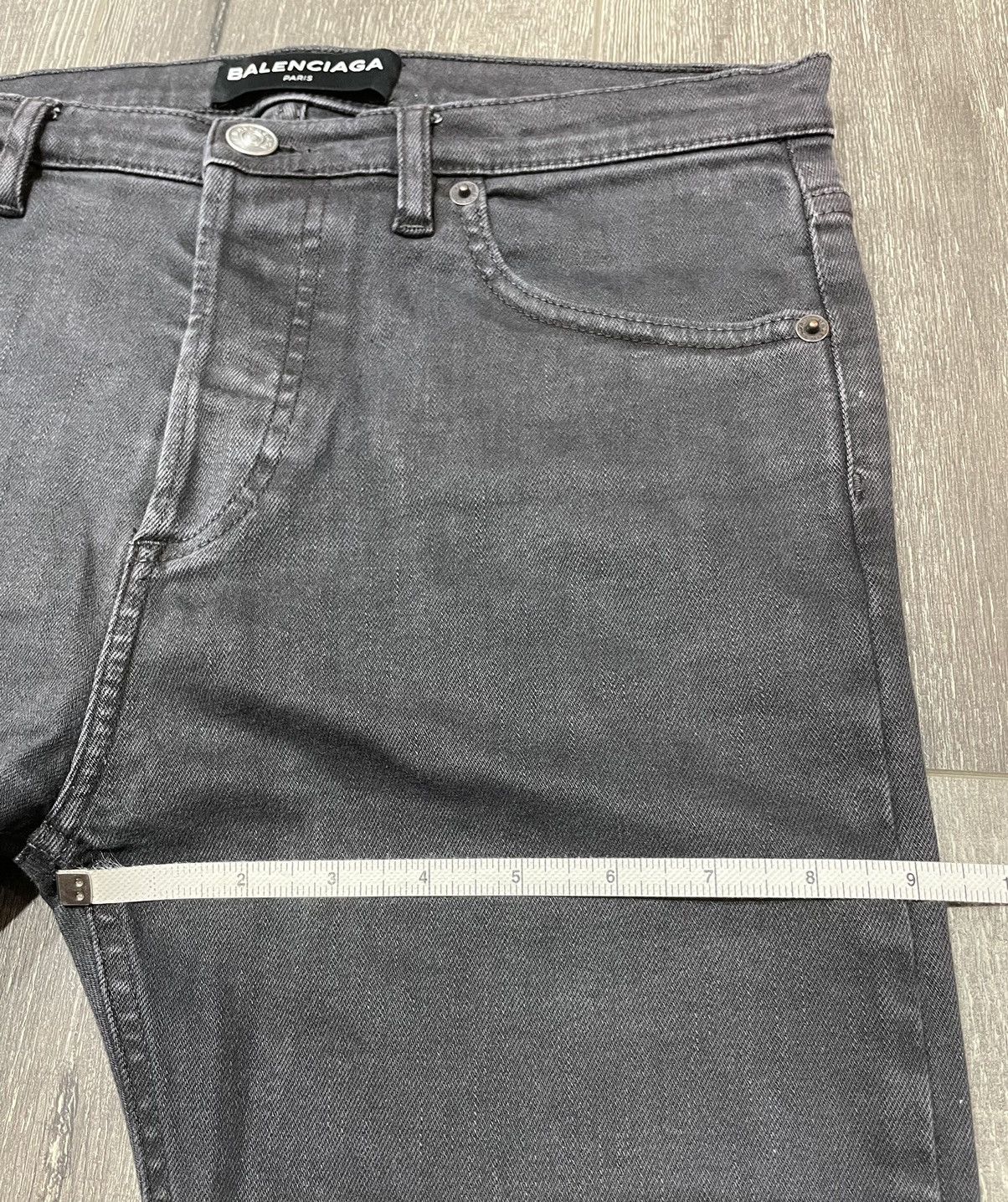 Balenciaga BALENCIAGA SkinnyJeans Denim Pants Washed Black Size US 28 / EU 44 - 7 Thumbnail