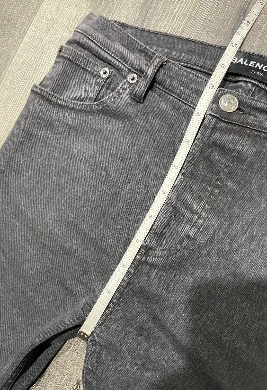 Balenciaga BALENCIAGA SkinnyJeans Denim Pants Washed Black Size US 28 / EU 44 - 8 Thumbnail