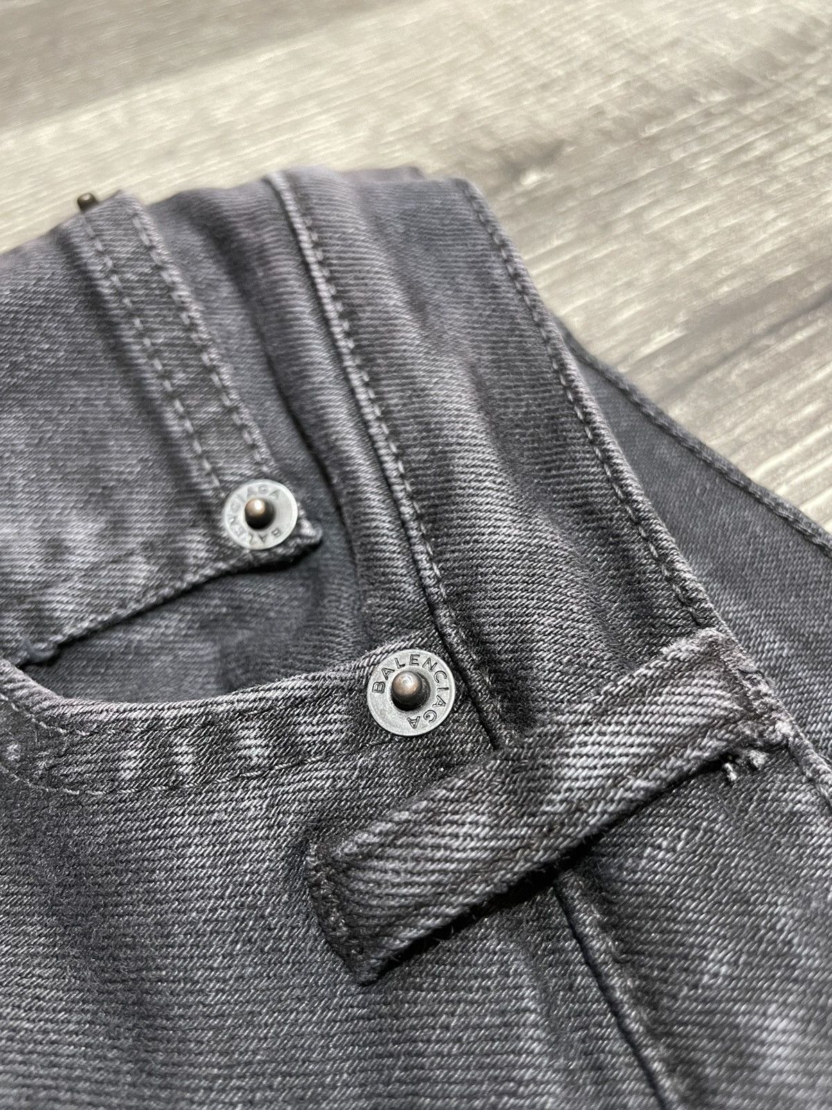 Balenciaga BALENCIAGA SkinnyJeans Denim Pants Washed Black Size US 28 / EU 44 - 4 Thumbnail