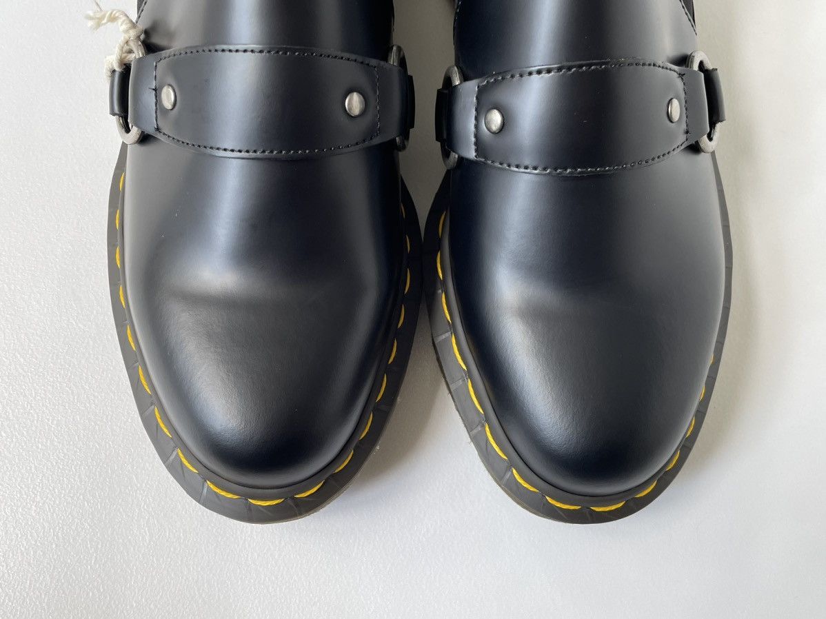Comme des Garcons × Dr. Martens Black Leather ‘Harvey’ Strap Shoes Size US 7.5 / EU 40-41 - 7 Thumbnail