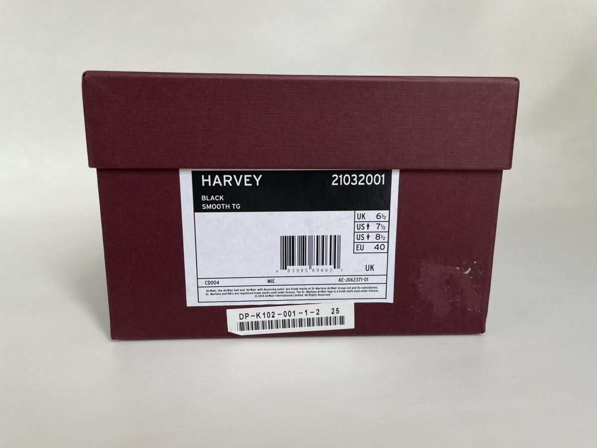 Comme des Garcons × Dr. Martens Black Leather ‘Harvey’ Strap Shoes Size US 7.5 / EU 40-41 - 15 Thumbnail