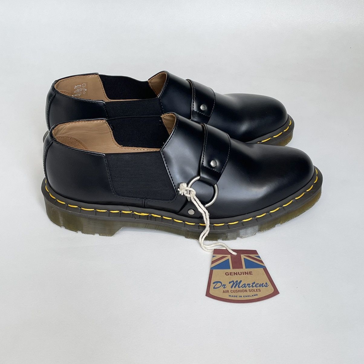 Comme des Garcons × Dr. Martens Black Leather ‘Harvey’ Strap Shoes Size US 7.5 / EU 40-41 - 13 Thumbnail