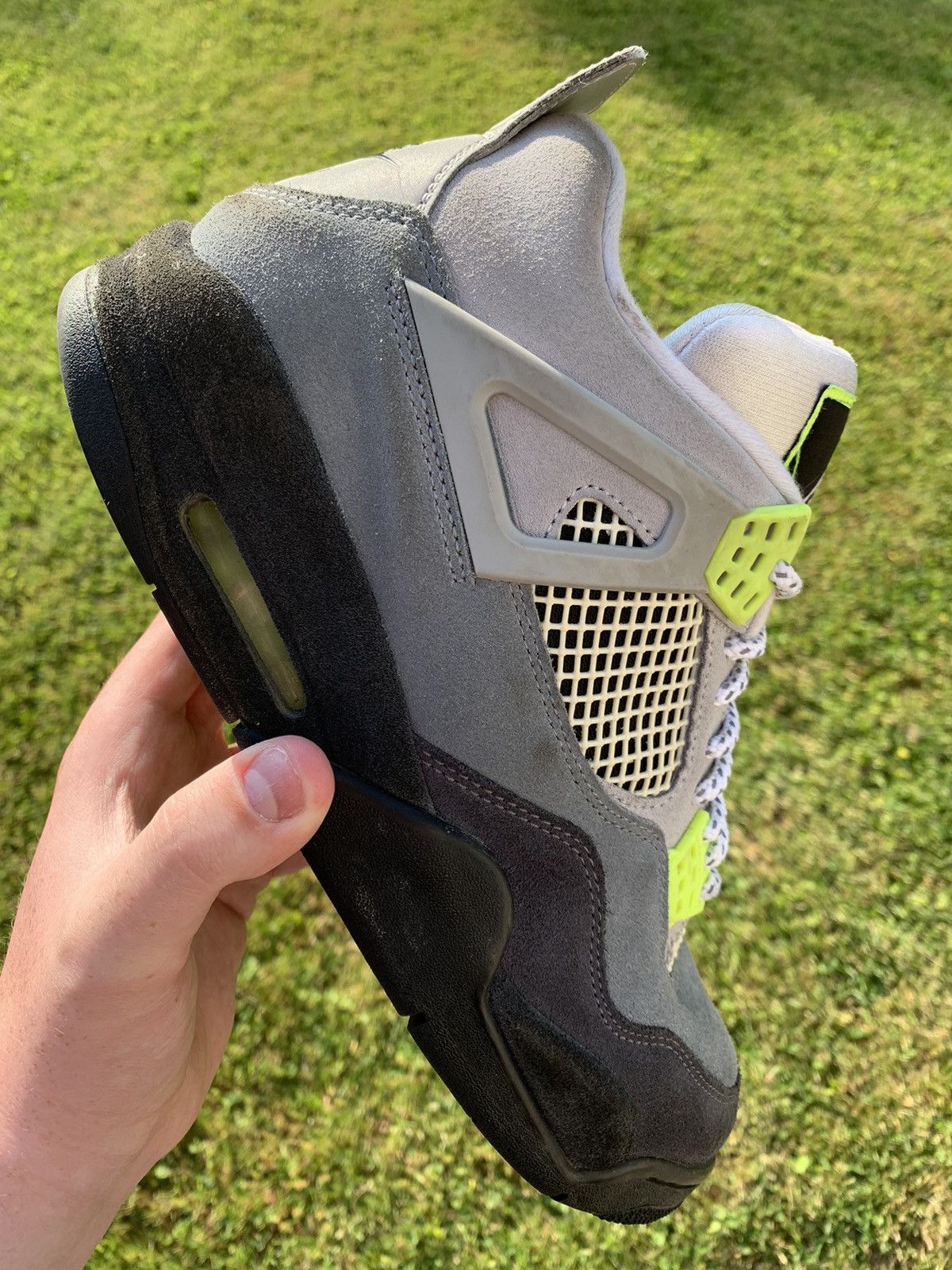 Jordan Brand Jordan 4 Retro SE Neon 95 Size 10.5 Size US 10.5 / EU 43-44 - 1 Thumbnail