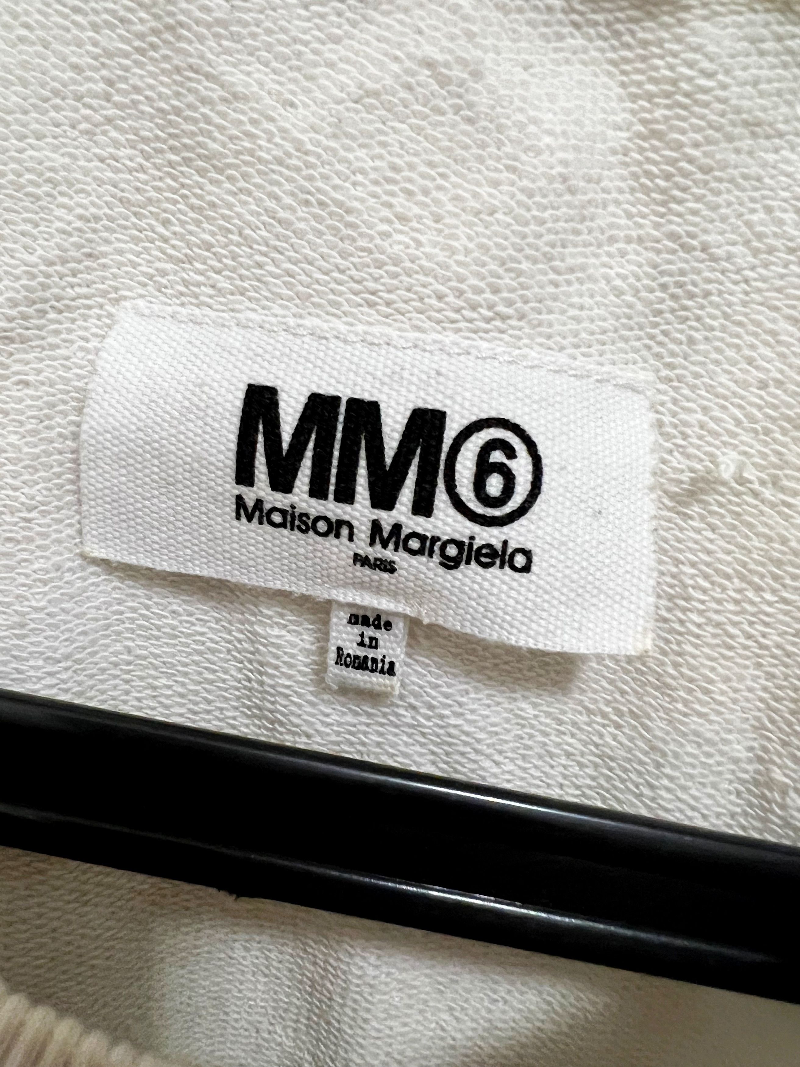 Maison Margiela MM6 Maison Margiela Spellout Logo White Tee S Size S / US 4 / IT 40 - 2 Thumbnail