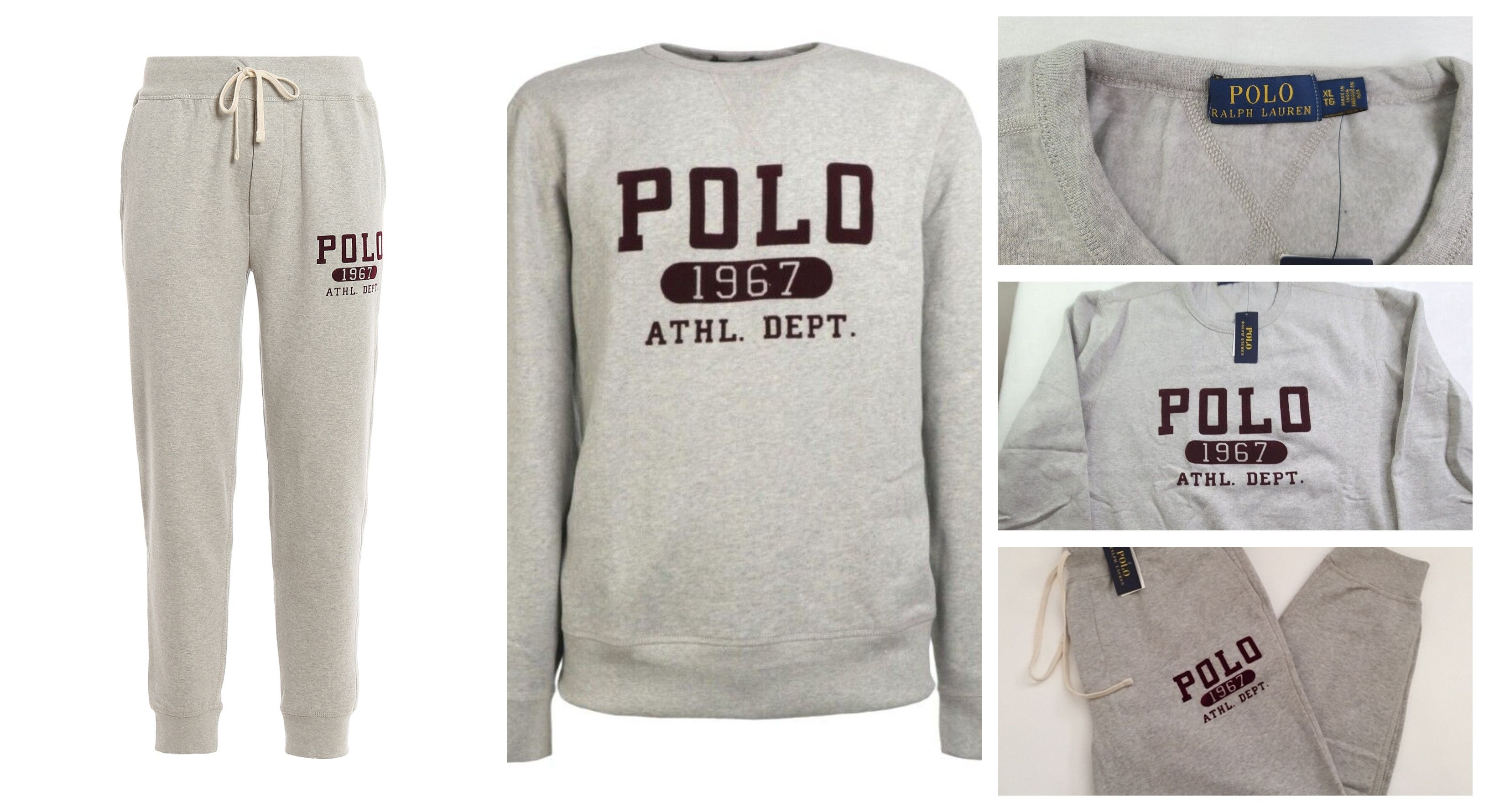 Polo Ralph Lauren POLO RALPH LAUREN ATHL DEPT JOGGER SWEATSHIRT SET XL Size US 38 / EU 54 - 13 Thumbnail