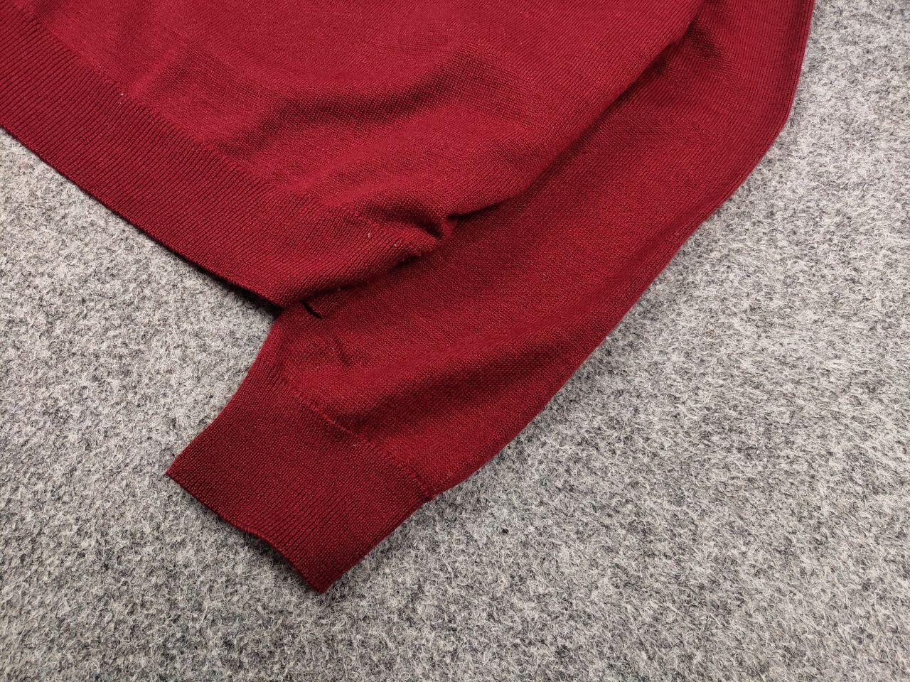 Lacoste Vintage 90's lacoste Crew neck Light Red Wool Sweater Size US L / EU 52-54 / 3 - 5 Thumbnail