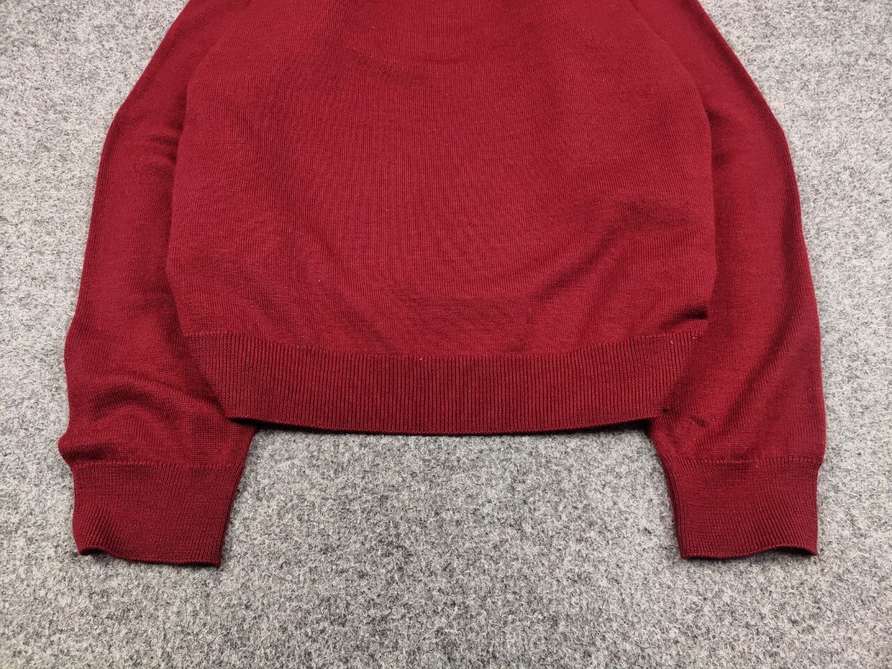 Lacoste Vintage 90's lacoste Crew neck Light Red Wool Sweater Size US L / EU 52-54 / 3 - 7 Thumbnail