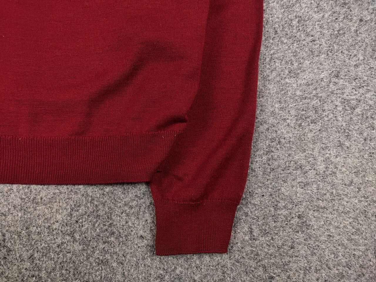 Lacoste Vintage 90's lacoste Crew neck Light Red Wool Sweater Size US L / EU 52-54 / 3 - 8 Thumbnail