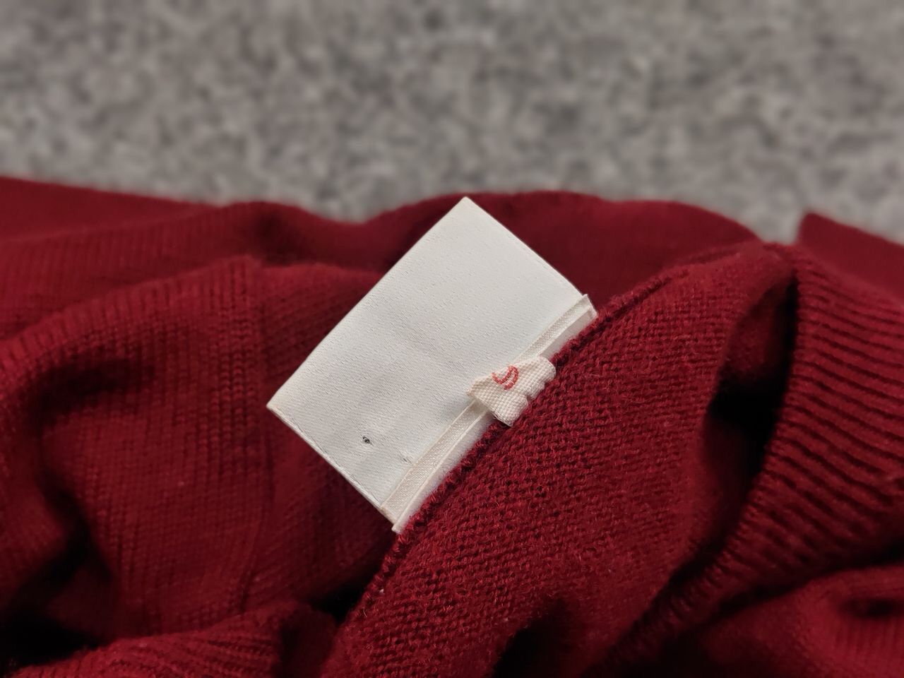 Lacoste Vintage 90's lacoste Crew neck Light Red Wool Sweater Size US L / EU 52-54 / 3 - 18 Thumbnail