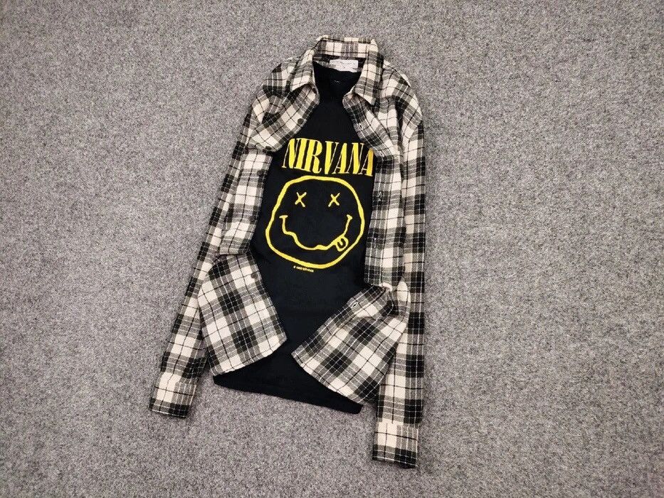 Flannel Vintage Flannel Shirt Travis Scott Style Size US S / EU 44-46 / 1 - 3 Thumbnail