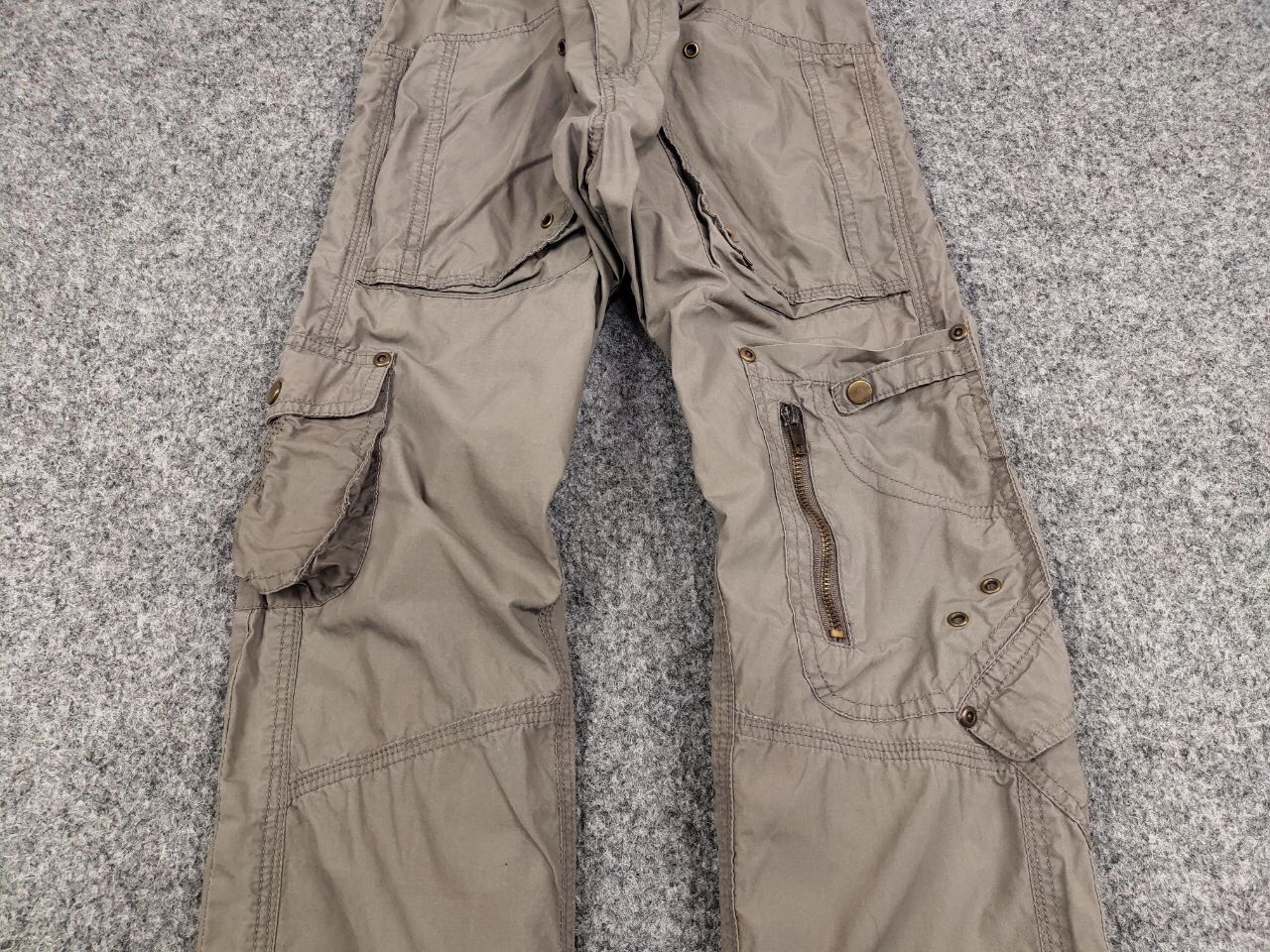 If Six Was Nine Vtg JUNYA WATANABE BALENCIAGA STYLE CARGO JEANS Y2K Size 34" / US 12 / IT 48 - 9 Thumbnail